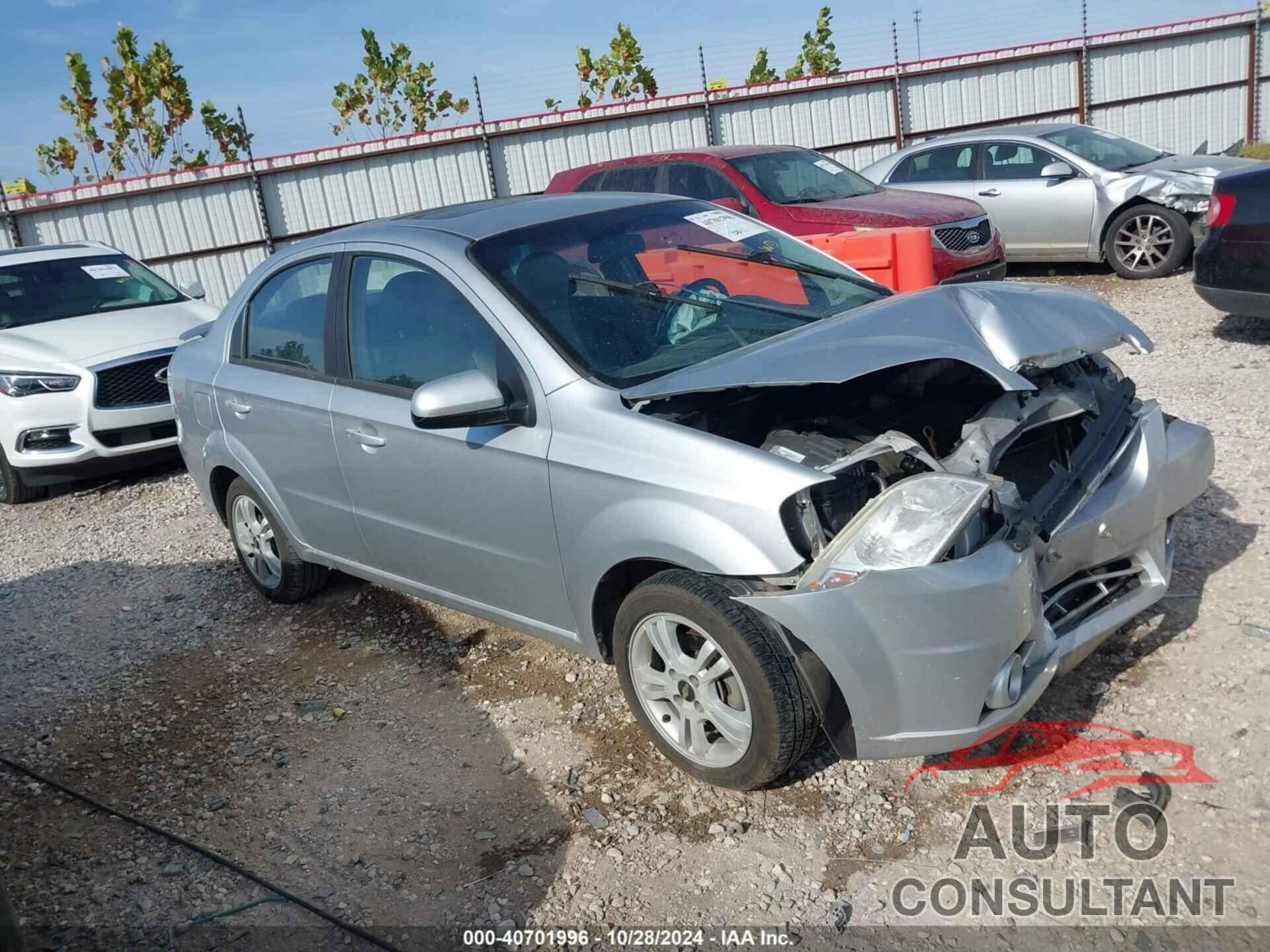 CHEVROLET AVEO 2011 - KL1TG5DE9BB223566