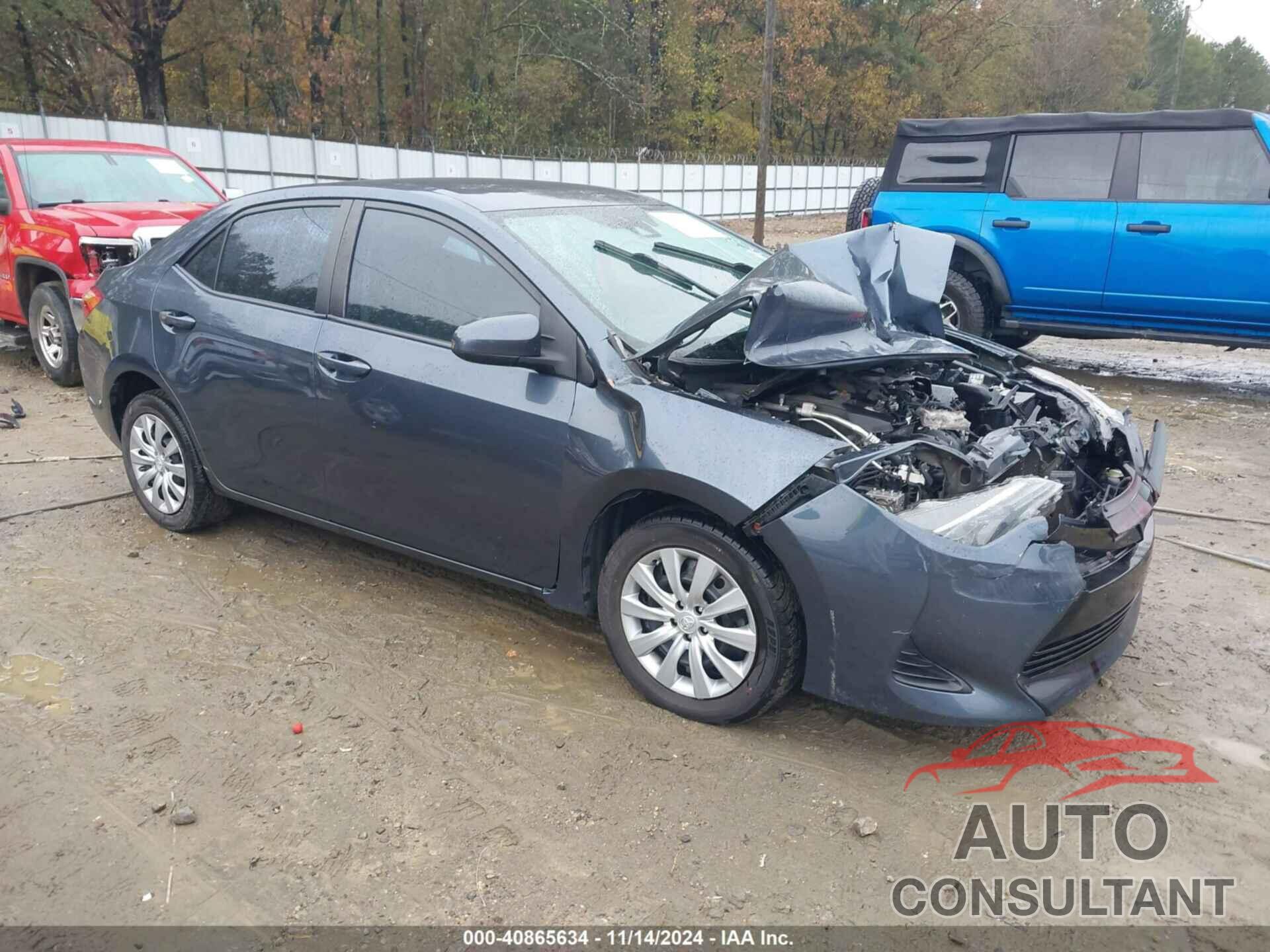 TOYOTA COROLLA 2019 - 2T1BURHE9KC194683