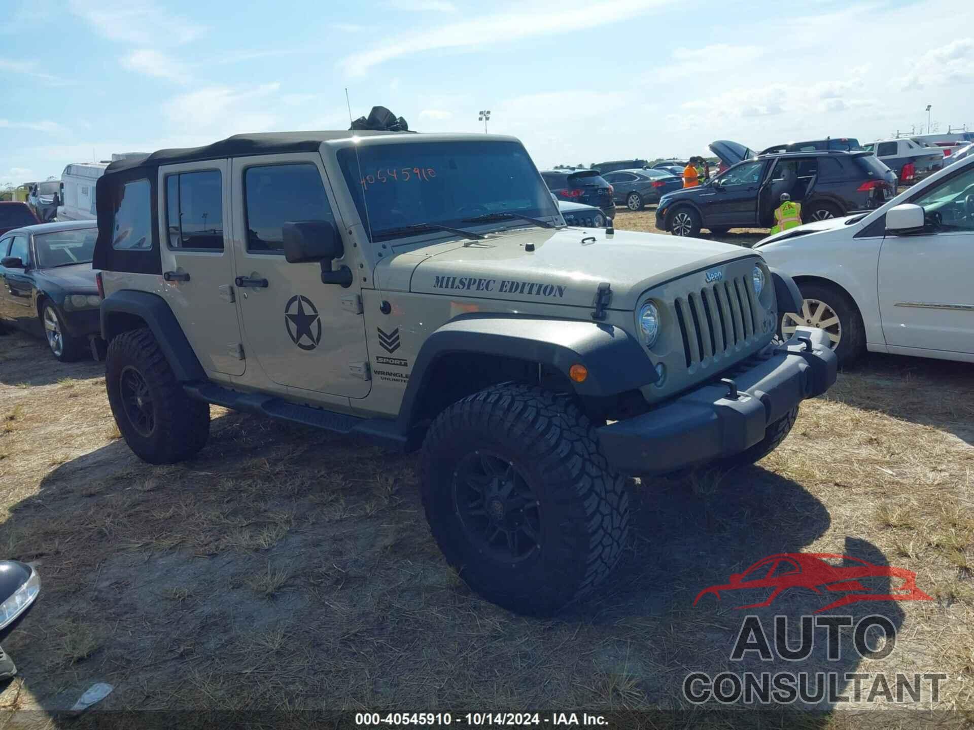 JEEP WRANGLER UNLIMITED 2017 - 1C4BJWDG0HL634774