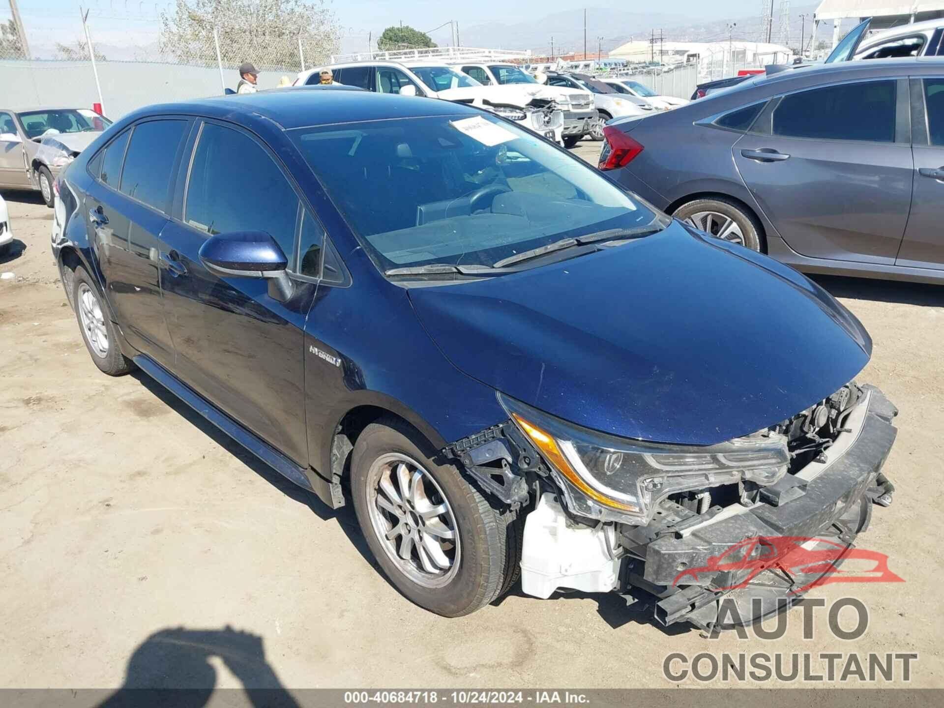 TOYOTA COROLLA 2021 - JTDEAMDE4MJ009011