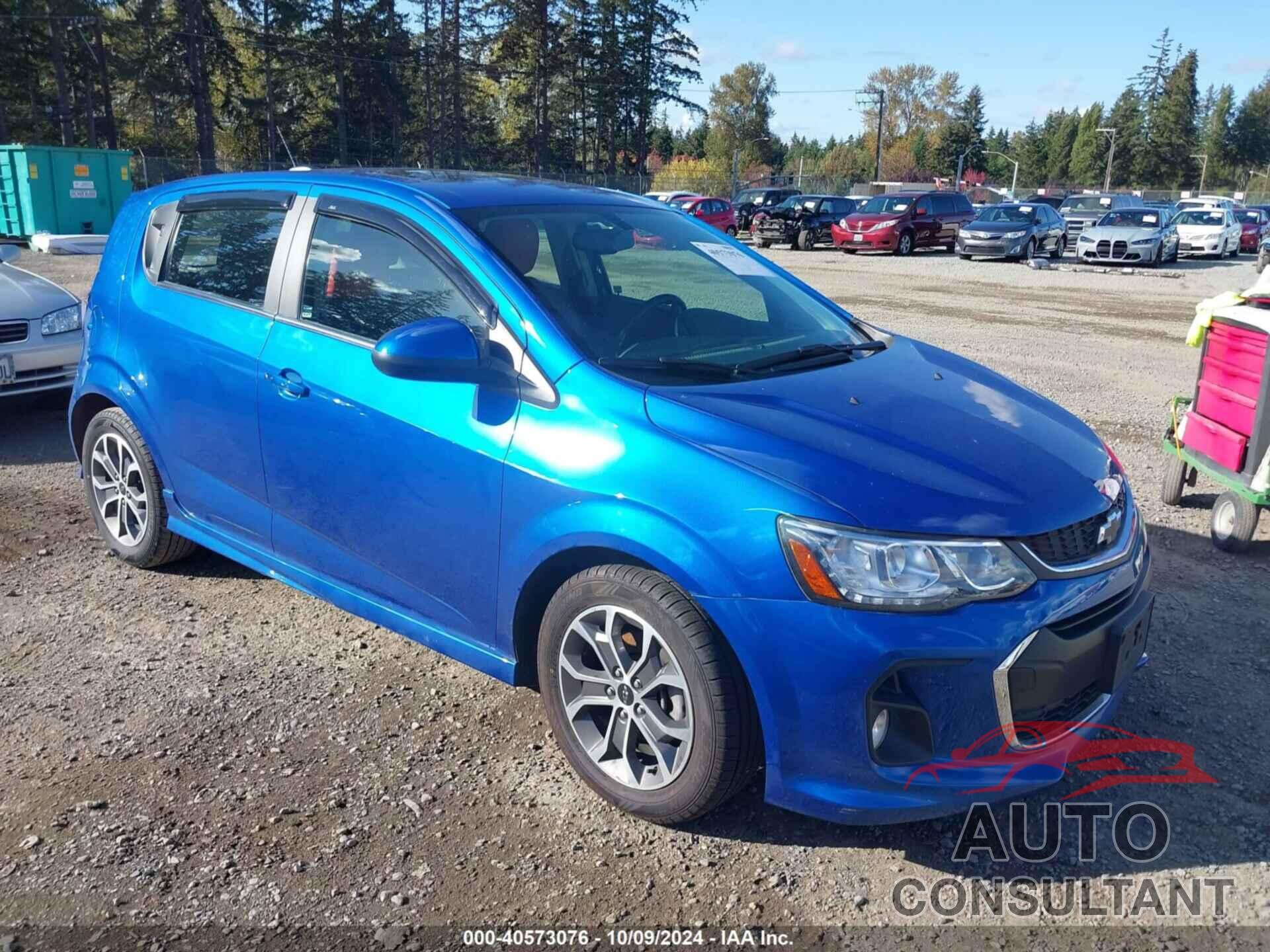 CHEVROLET SONIC 2018 - 1G1JD6SB6J4134525