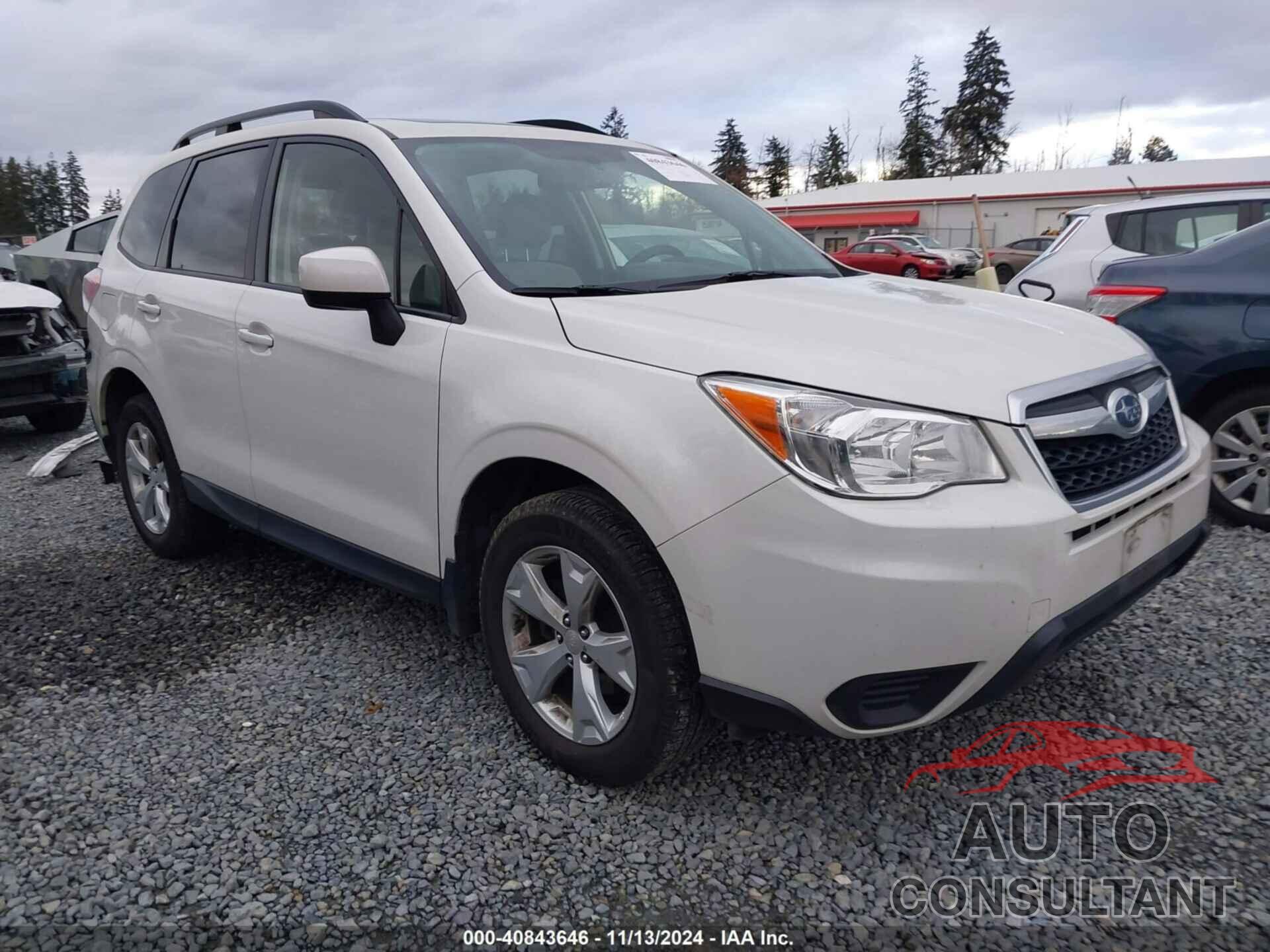 SUBARU FORESTER 2016 - JF2SJADC8GH487395