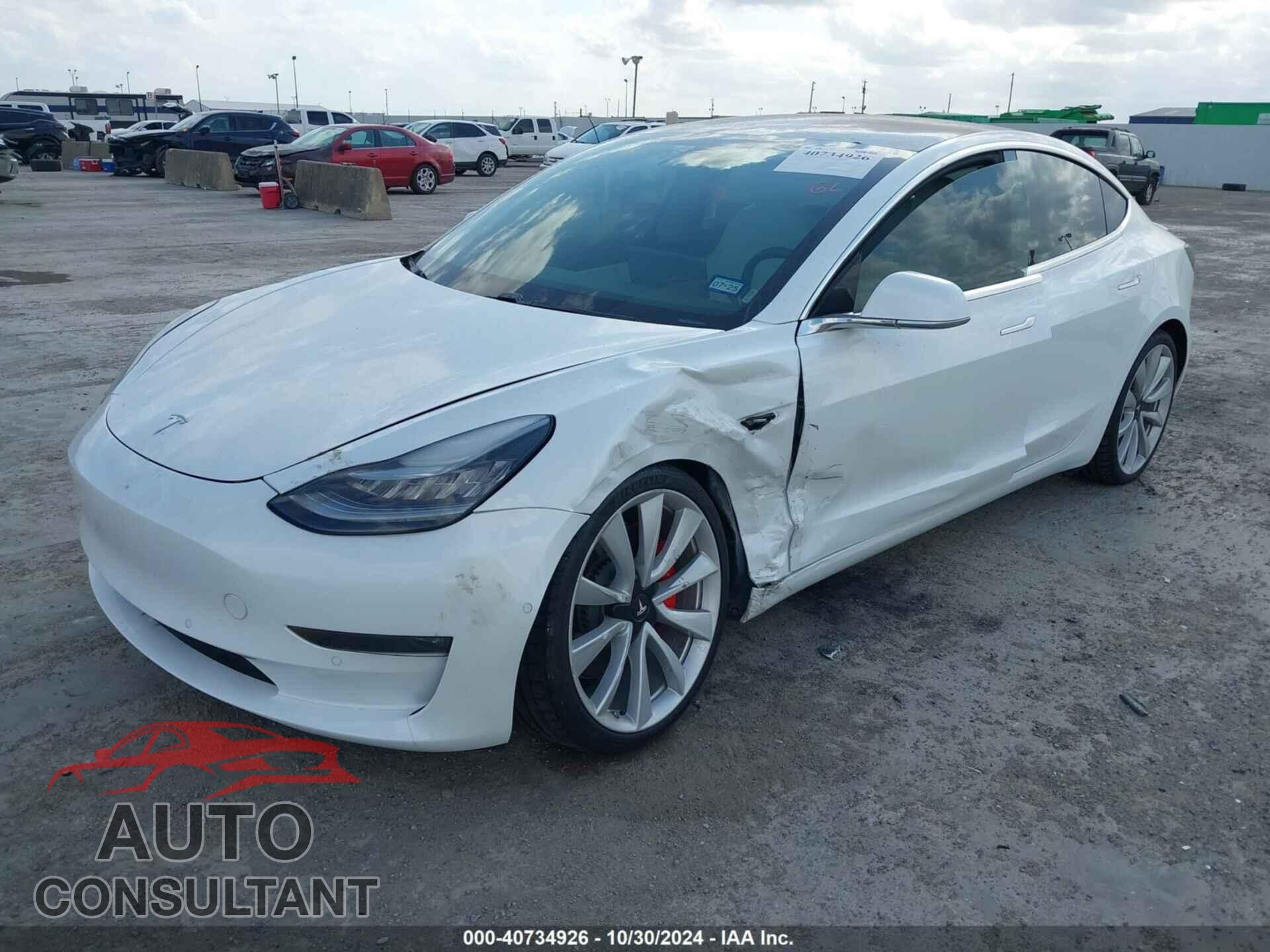 TESLA MODEL 3 2018 - 5YJ3E1EB7JF074503