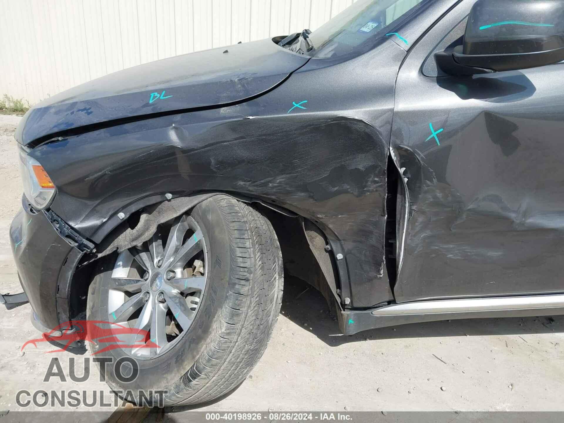 DODGE DURANGO 2017 - 1C4RDJAG4HC898481