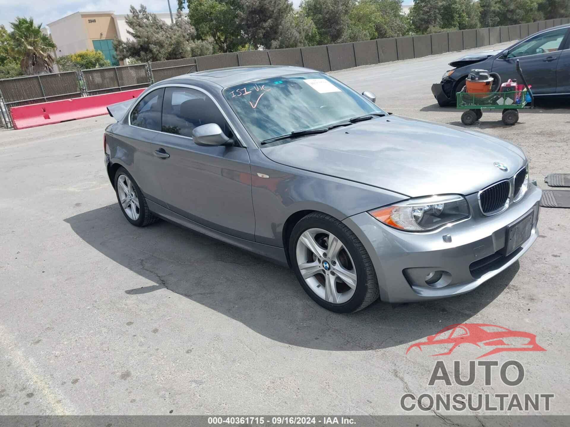 BMW 128I 2013 - WBAUP9C56DVS95779