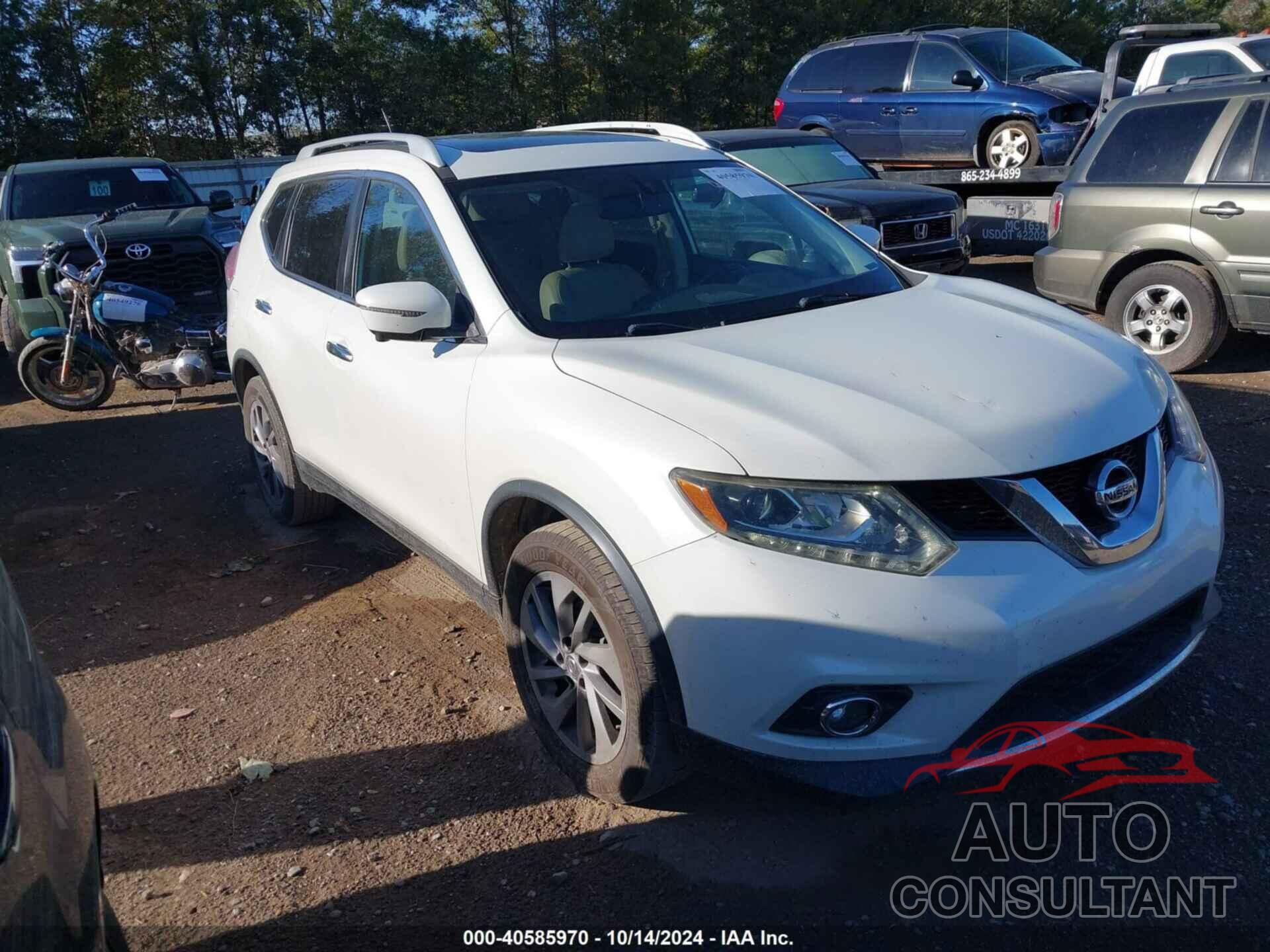 NISSAN ROGUE 2016 - 5N1AT2MT8GC744557