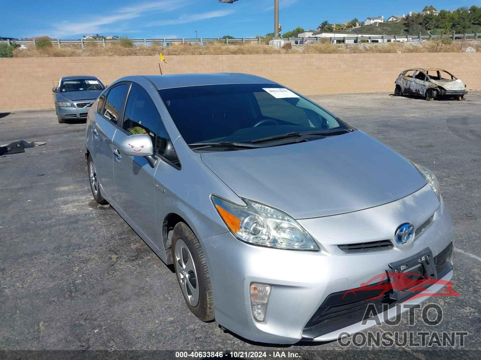 TOYOTA PRIUS 2012 - JTDKN3DU9C5448981