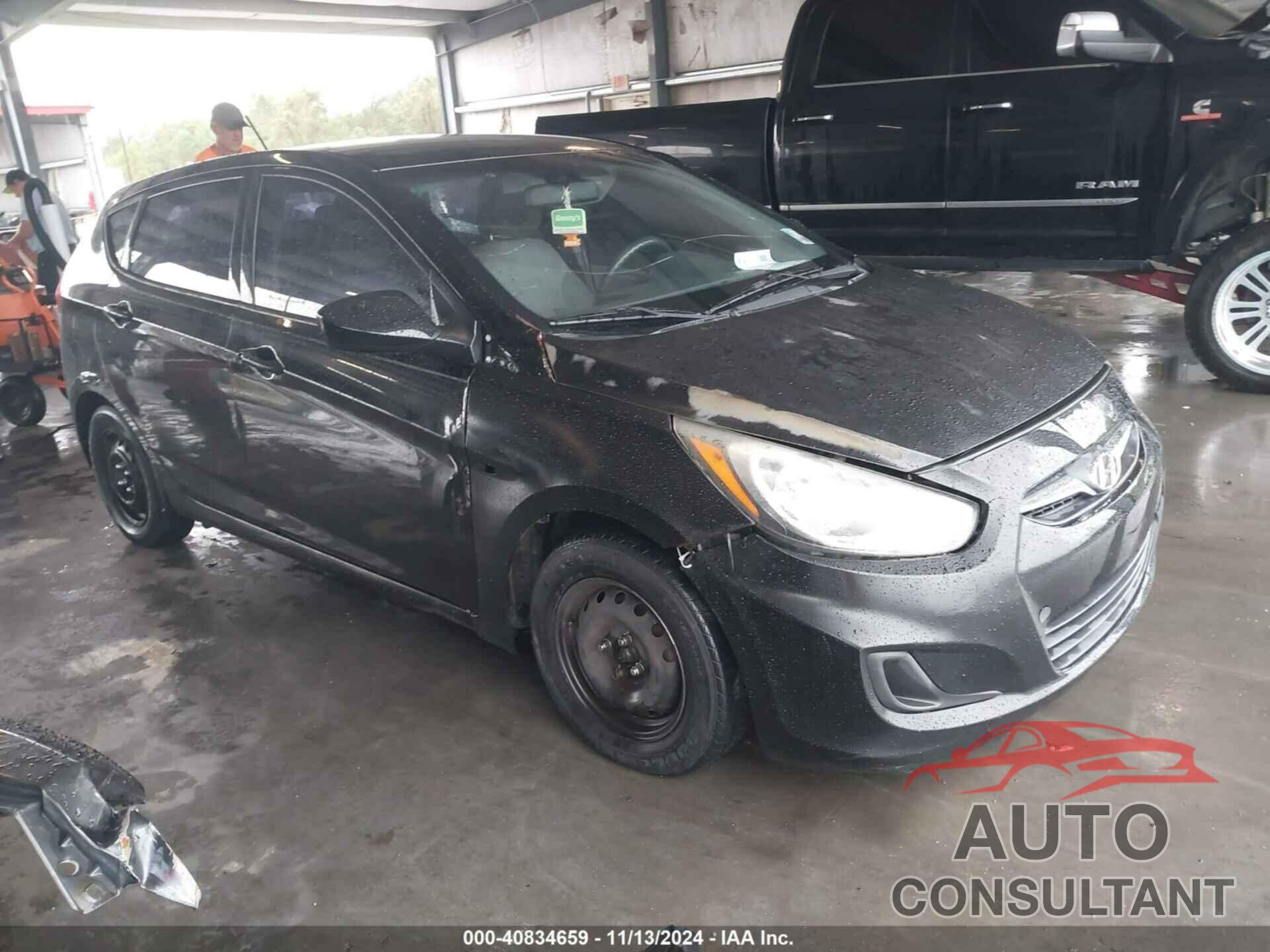 HYUNDAI ACCENT 2013 - KMHCT5AE3DU117979