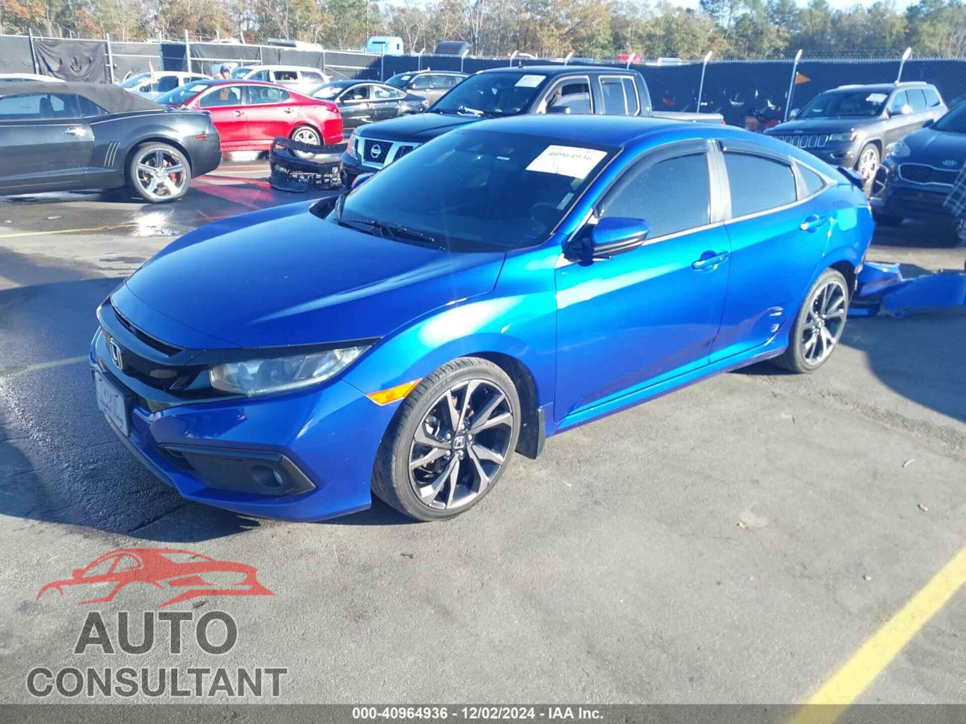 HONDA CIVIC 2019 - 2HGFC2F82KH554232