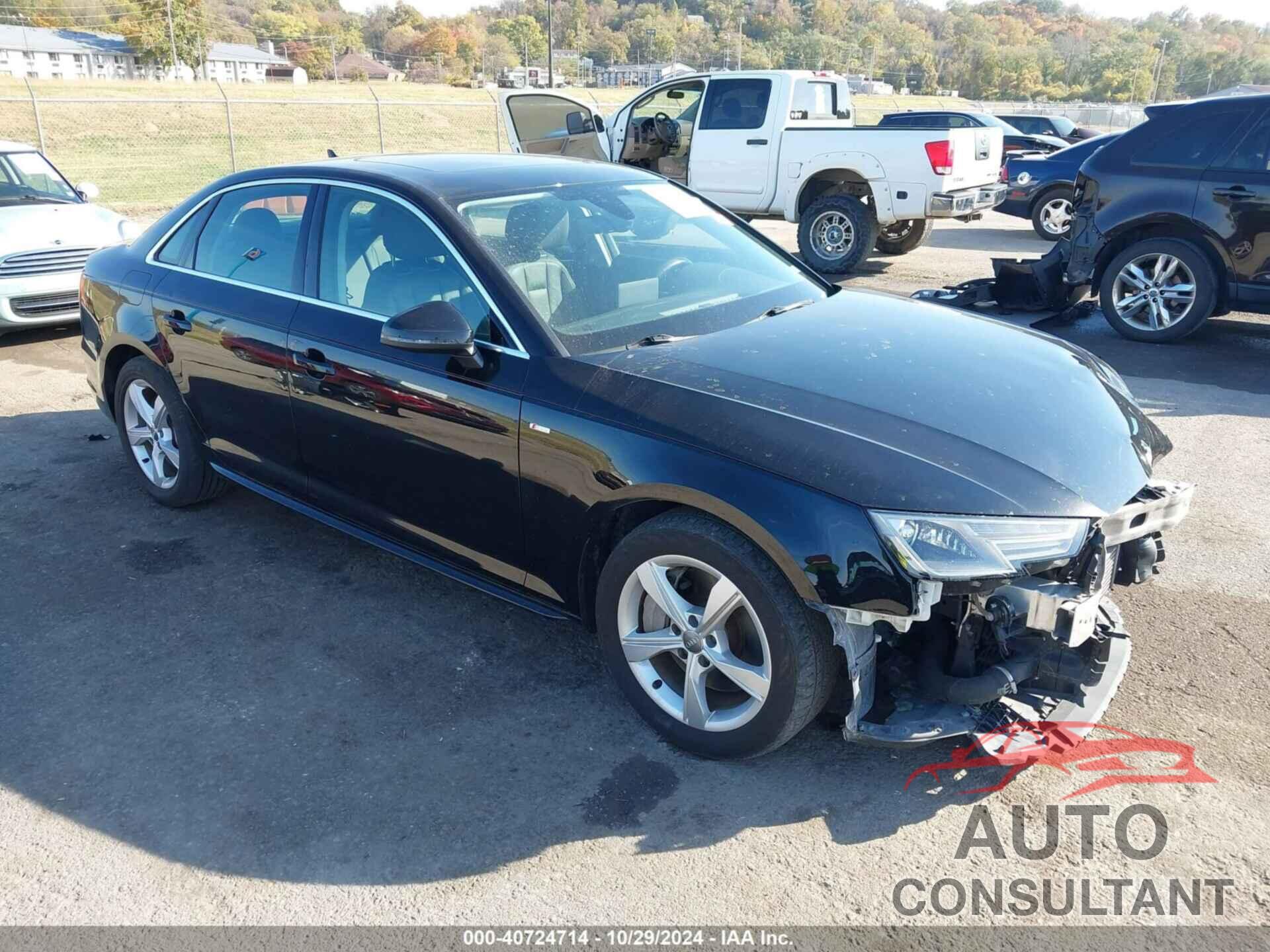 AUDI A4 2019 - WAUDNAF43KA117861