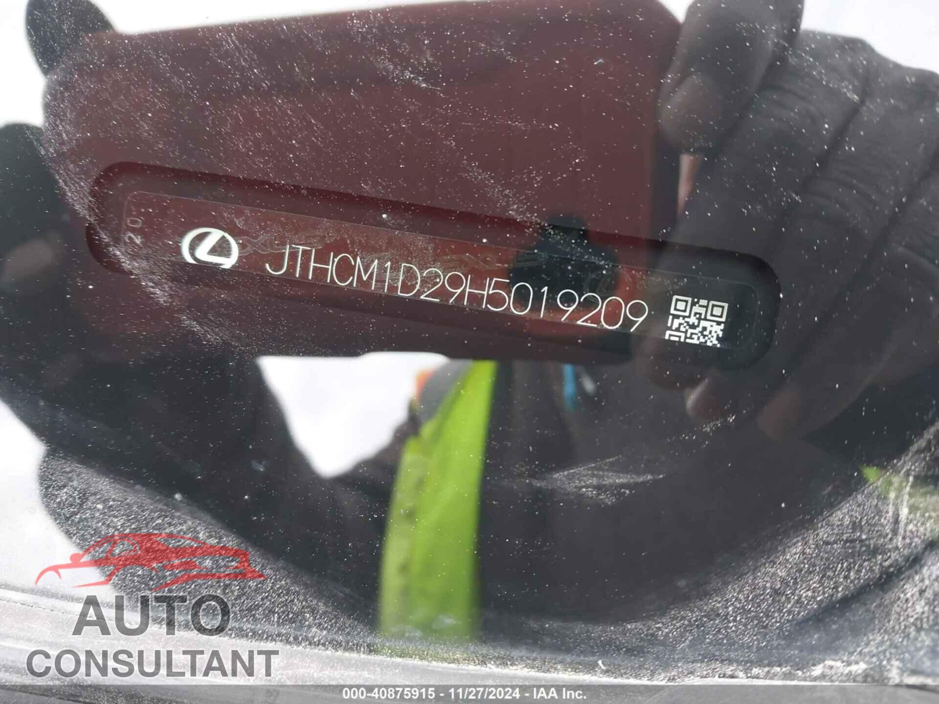 LEXUS IS 300 2017 - JTHCM1D29H5019209