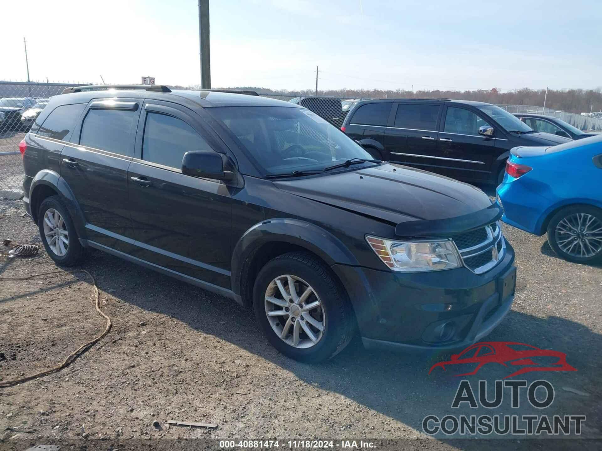 DODGE JOURNEY 2013 - 3C4PDCBG5DT610788