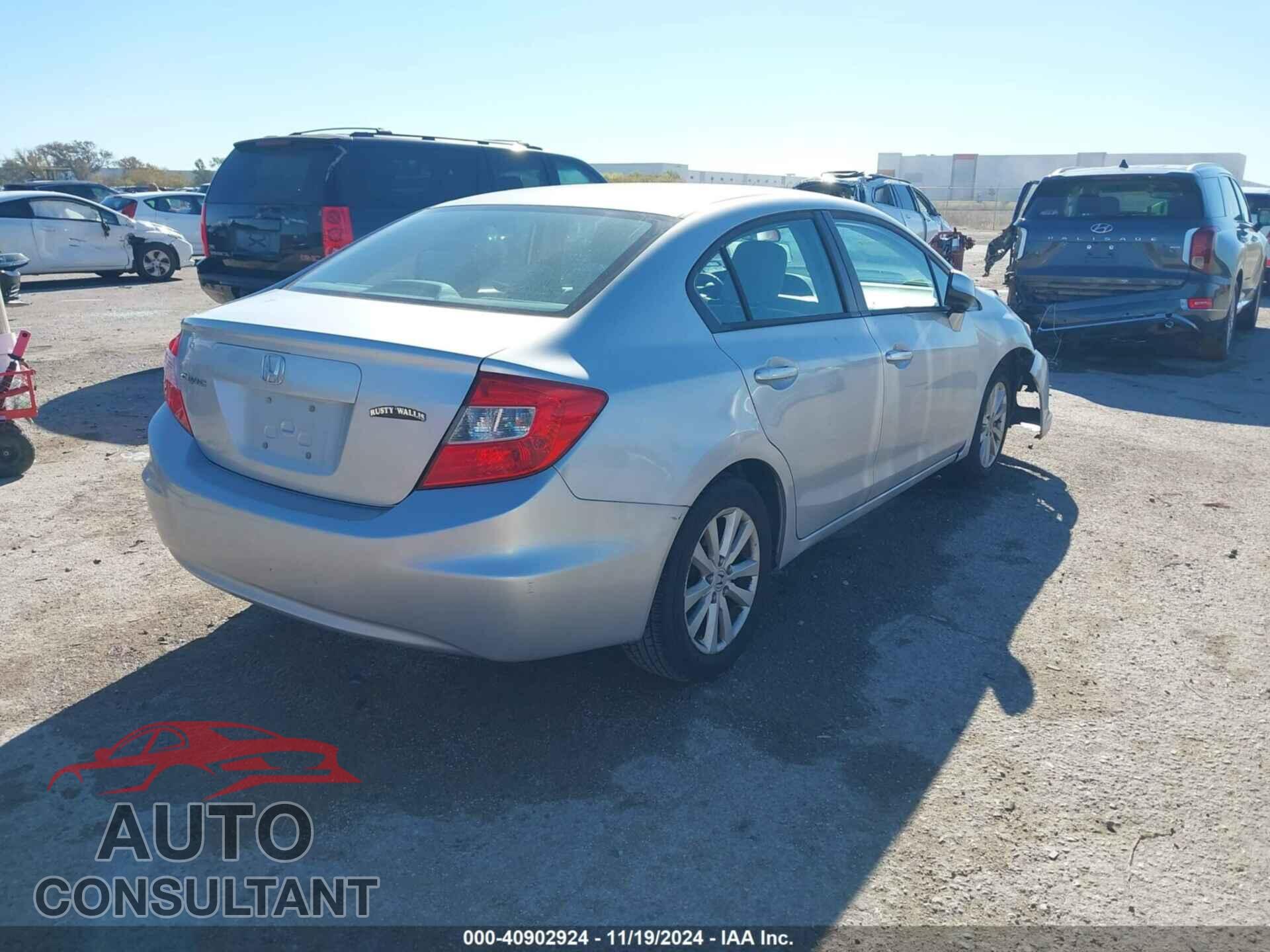 HONDA CIVIC 2012 - 19XFB2F80CE049059