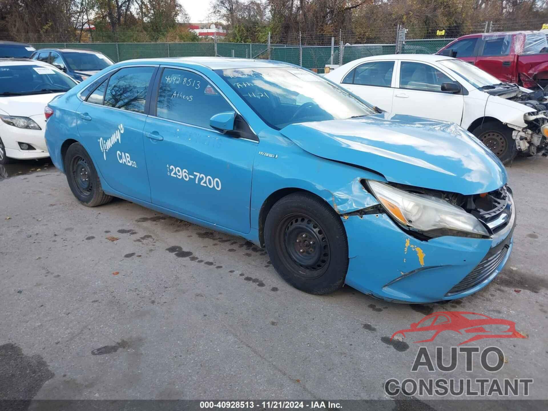 TOYOTA CAMRY HYBRID 2015 - 4T1BD1FK5FU176714