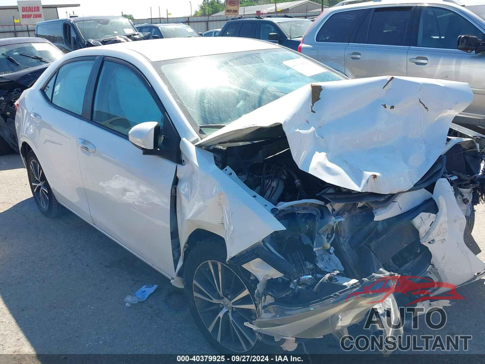 TOYOTA COROLLA 2016 - 2T1BURHE1GC710090