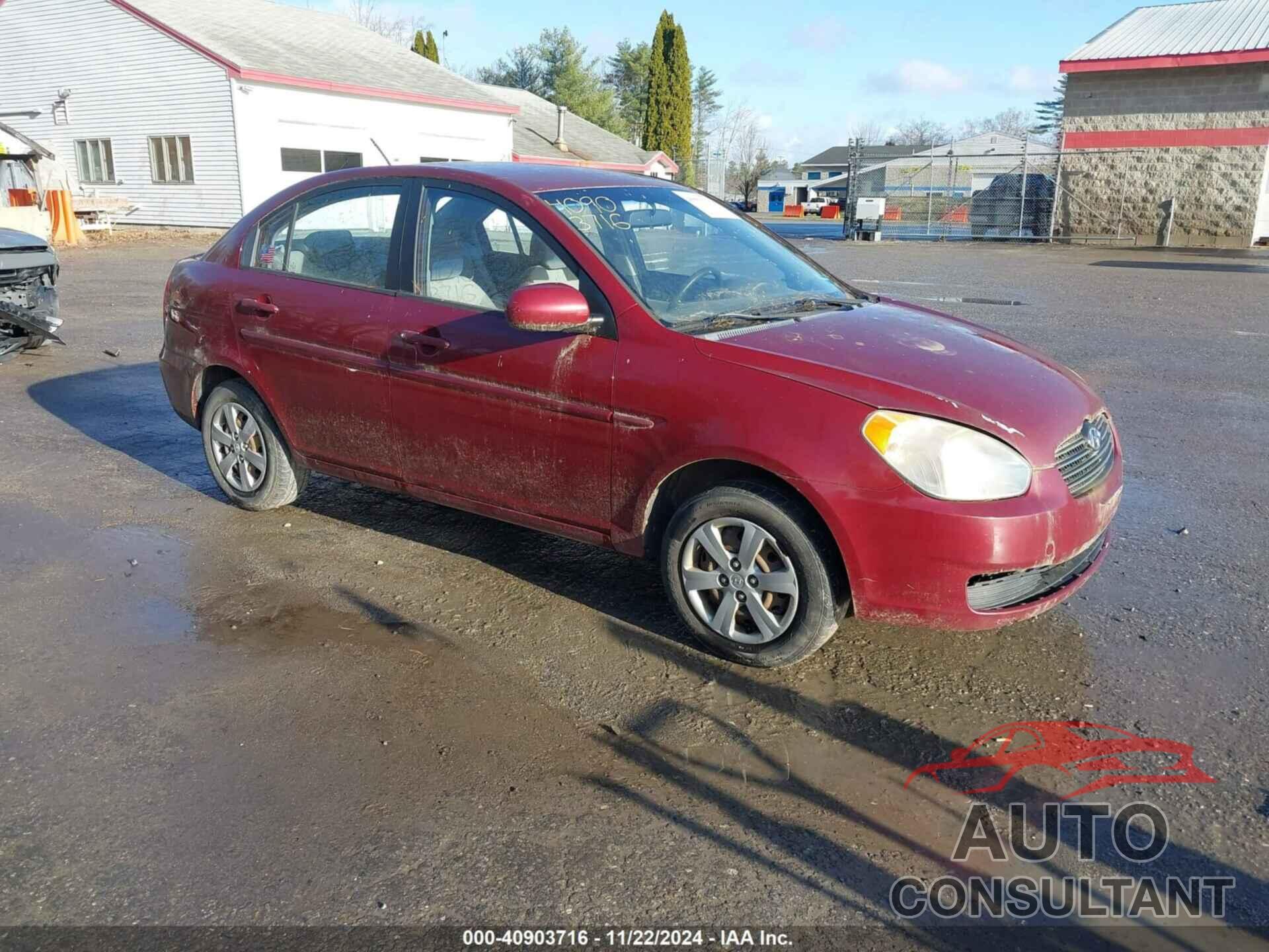 HYUNDAI ACCENT 2010 - KMHCN4AC9AU399091