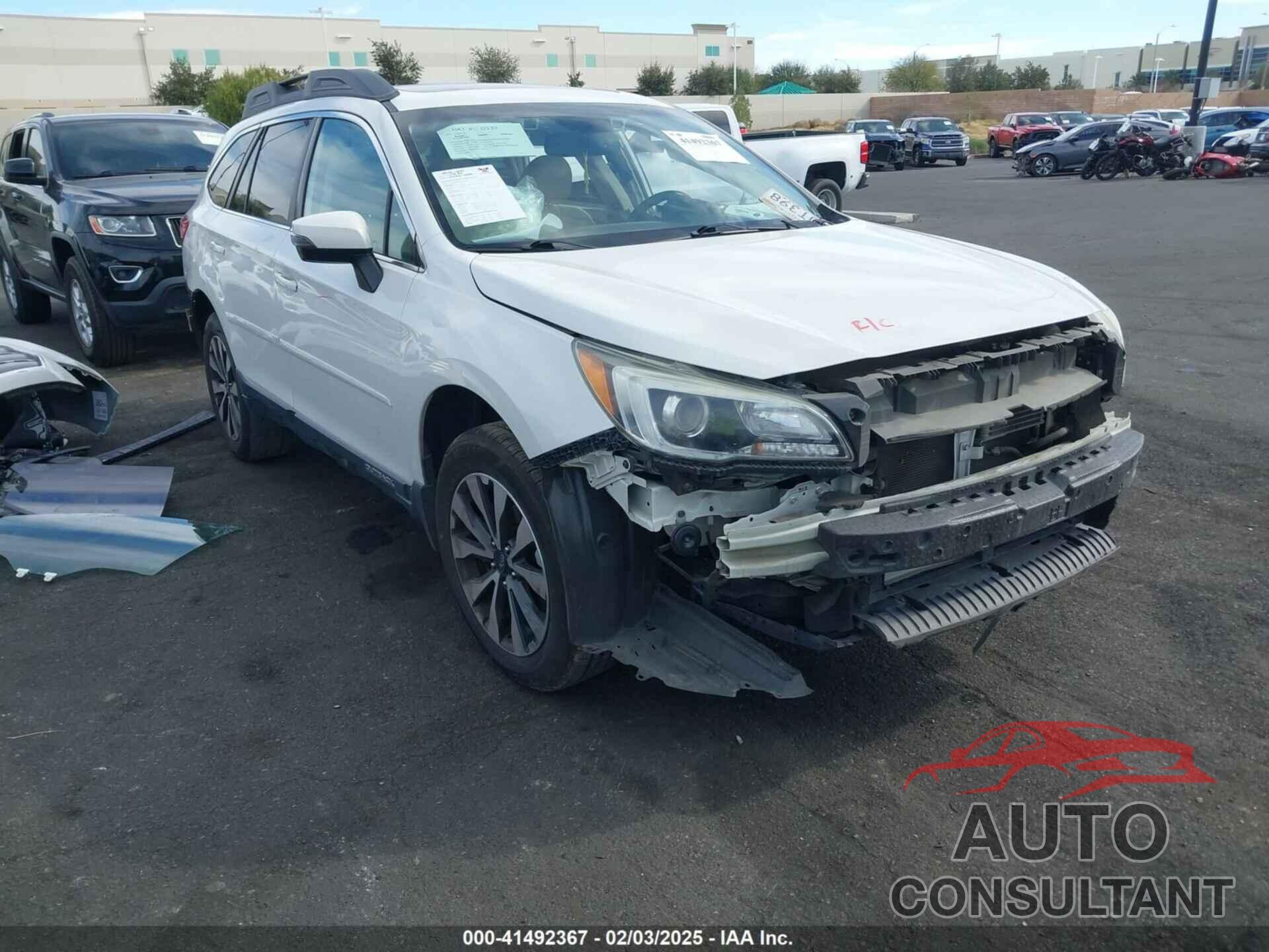 SUBARU OUTBACK 2016 - 4S4BSENC4G3356586