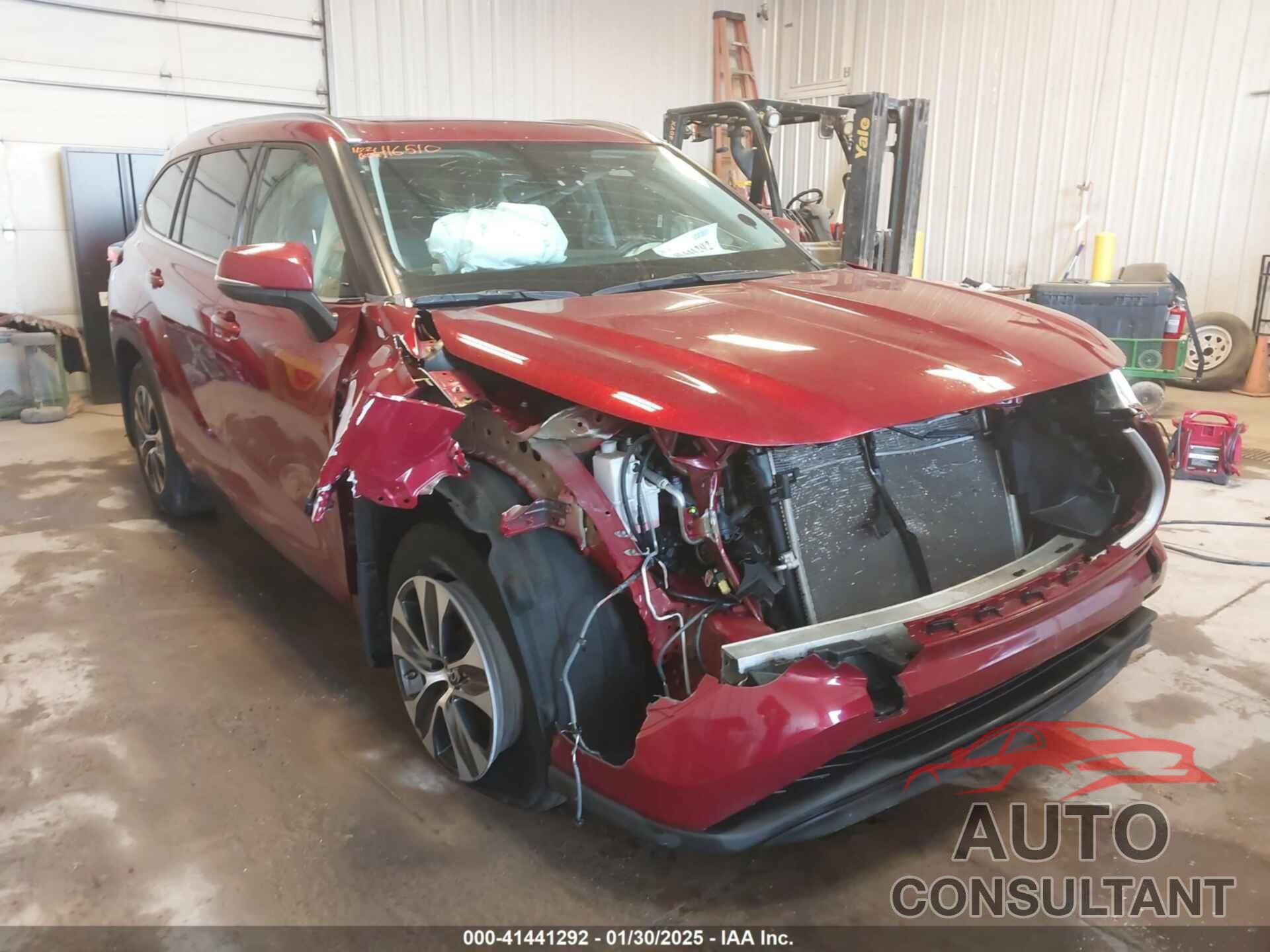 TOYOTA HIGHLANDER 2021 - 5TDGZRBH4MS107759