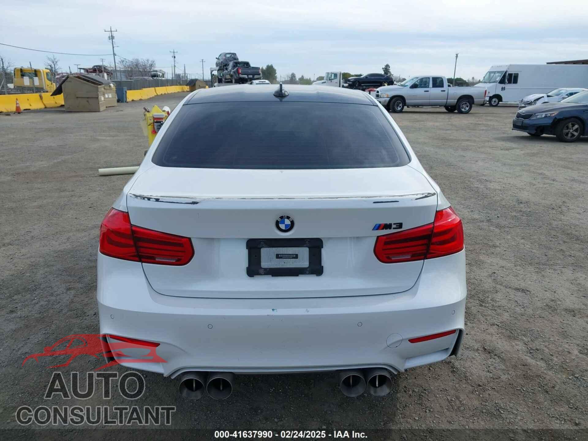 BMW M3 2017 - WBS8M9C39H5G85823