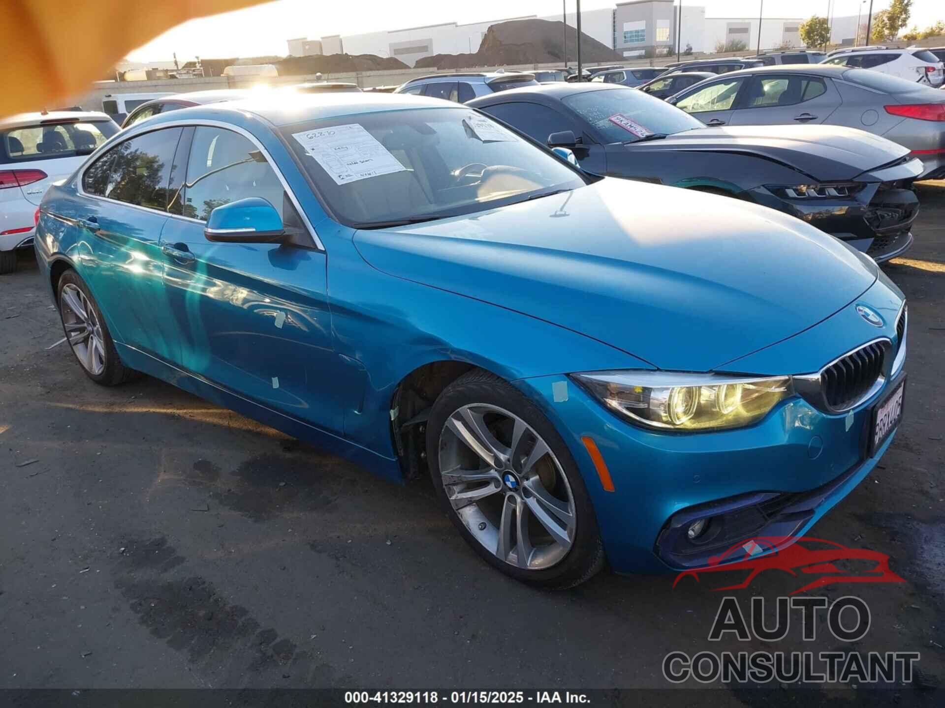 BMW 430I GRAN COUPE 2019 - WBA4J1C54KBM15516