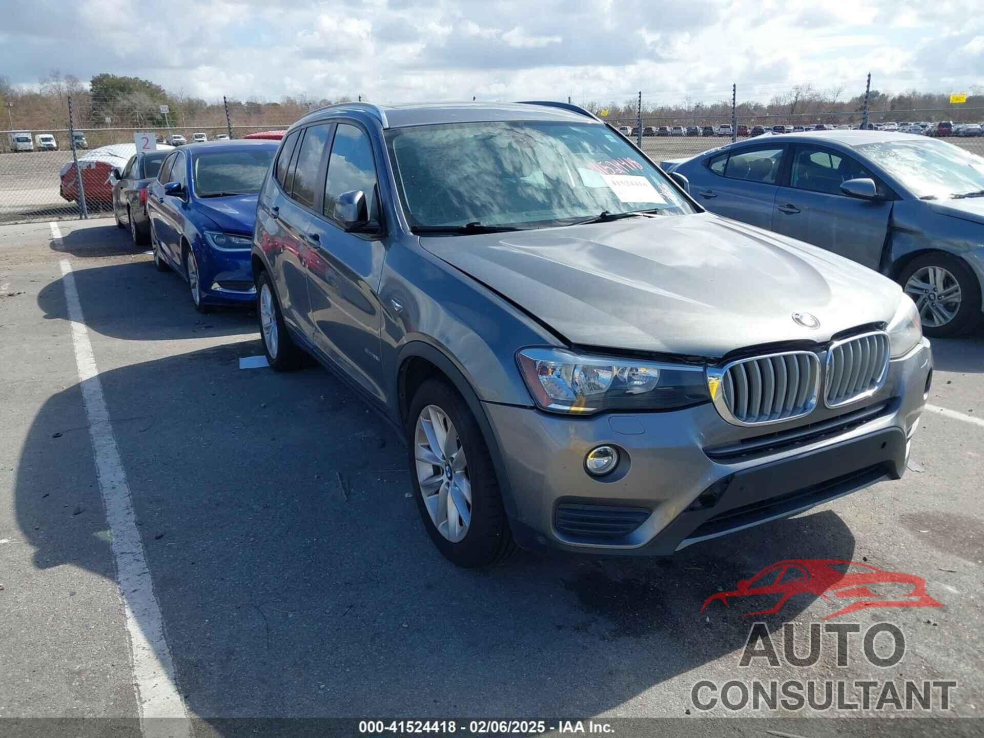 BMW X3 2017 - 5UXWZ7C5XH0U47414