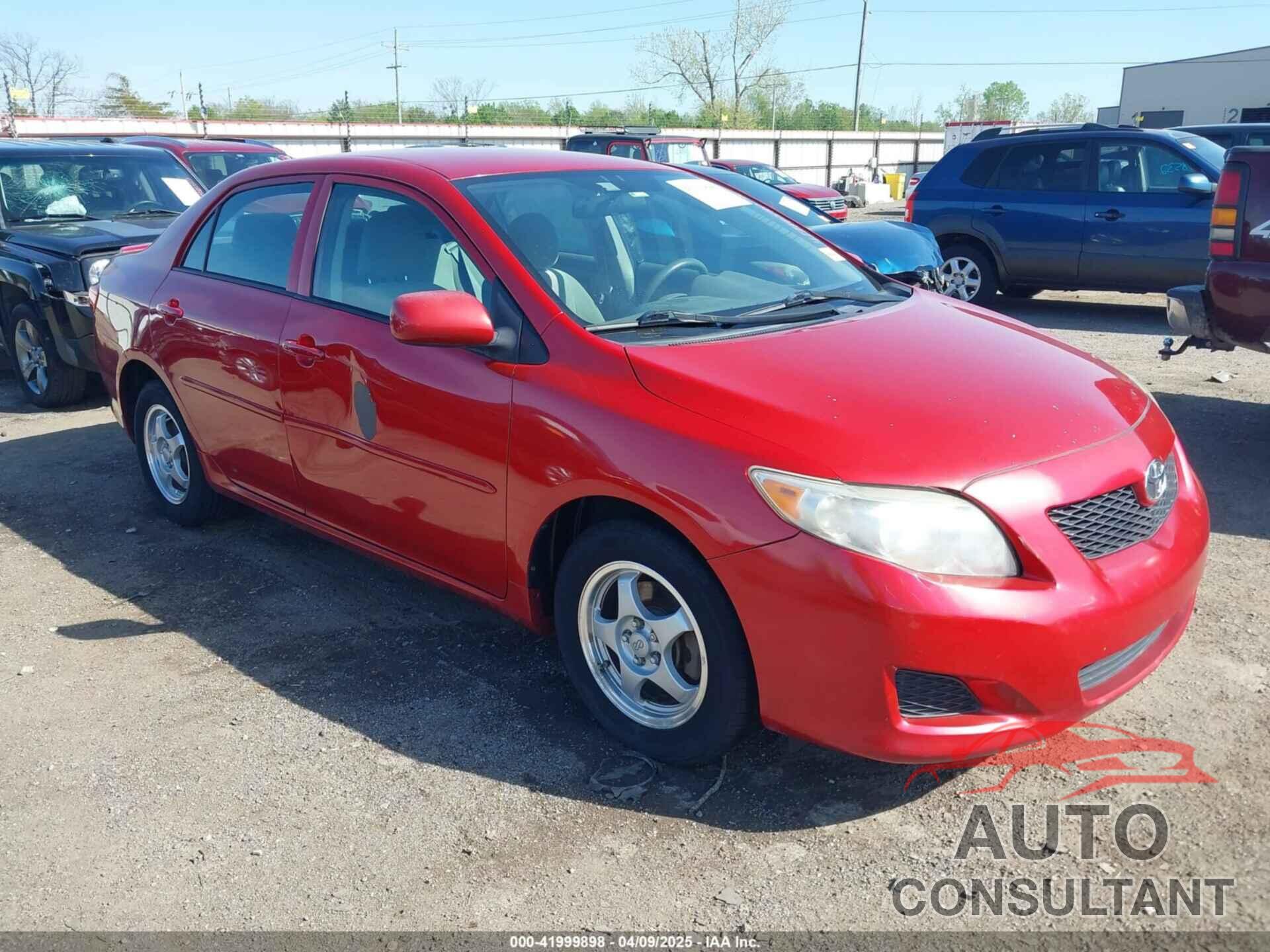 TOYOTA COROLLA 2009 - 1NXBU40E99Z122454