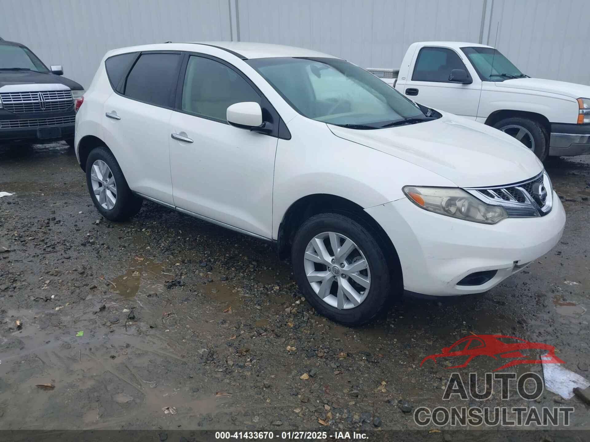 NISSAN MURANO 2012 - JN8AZ1MU5CW104146