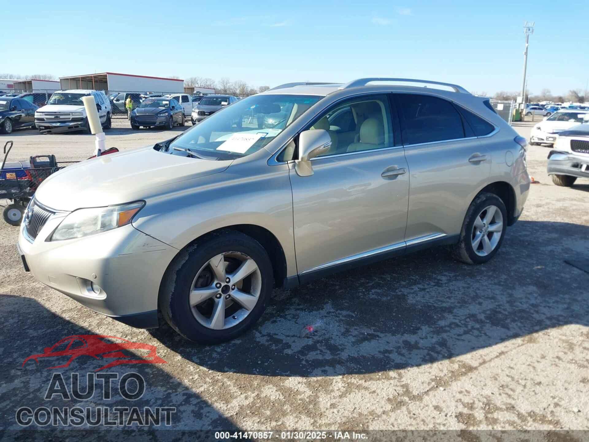 LEXUS RX 350 2011 - 2T2BK1BA5BC112778