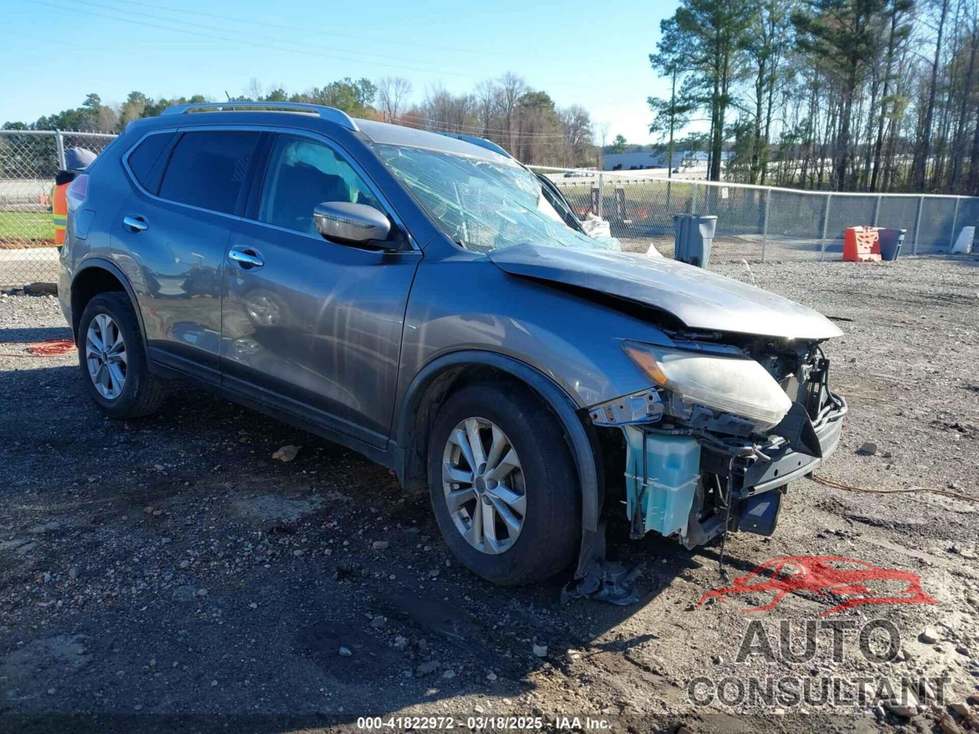 NISSAN ROGUE 2016 - KNMAT2MT3GP619902