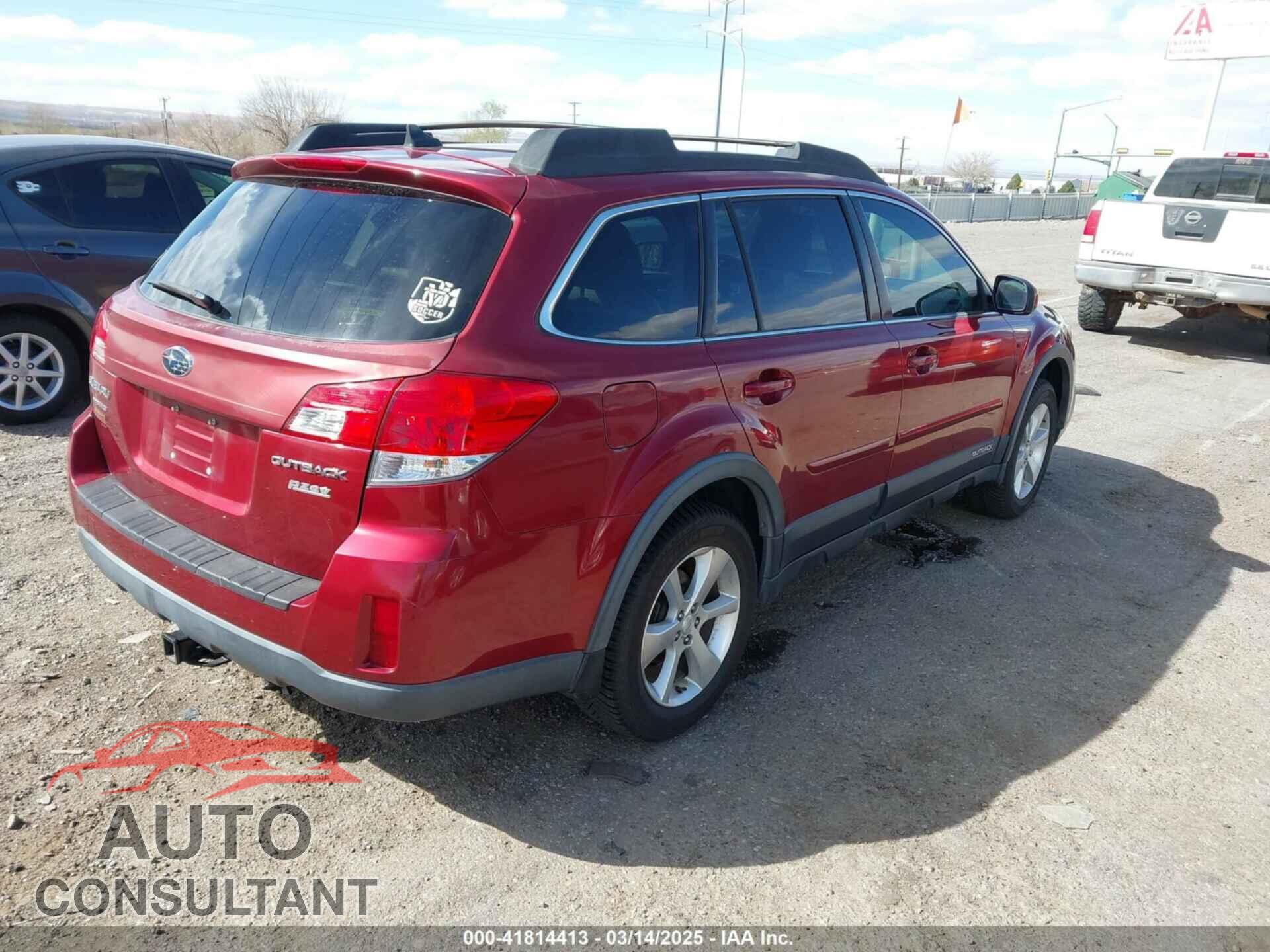 SUBARU OUTBACK 2014 - 4S4BRBLC2E3217471