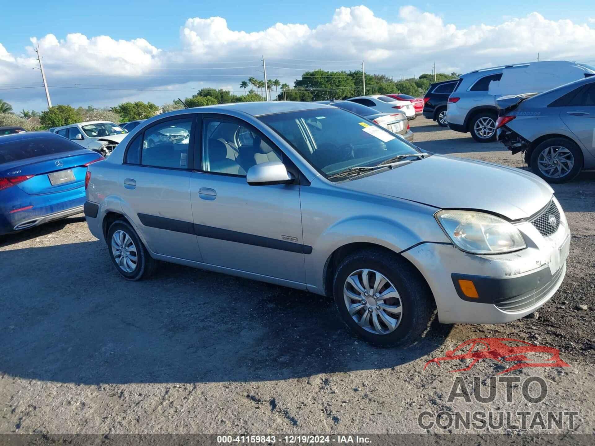 KIA RIO 2009 - KNADE223996538547