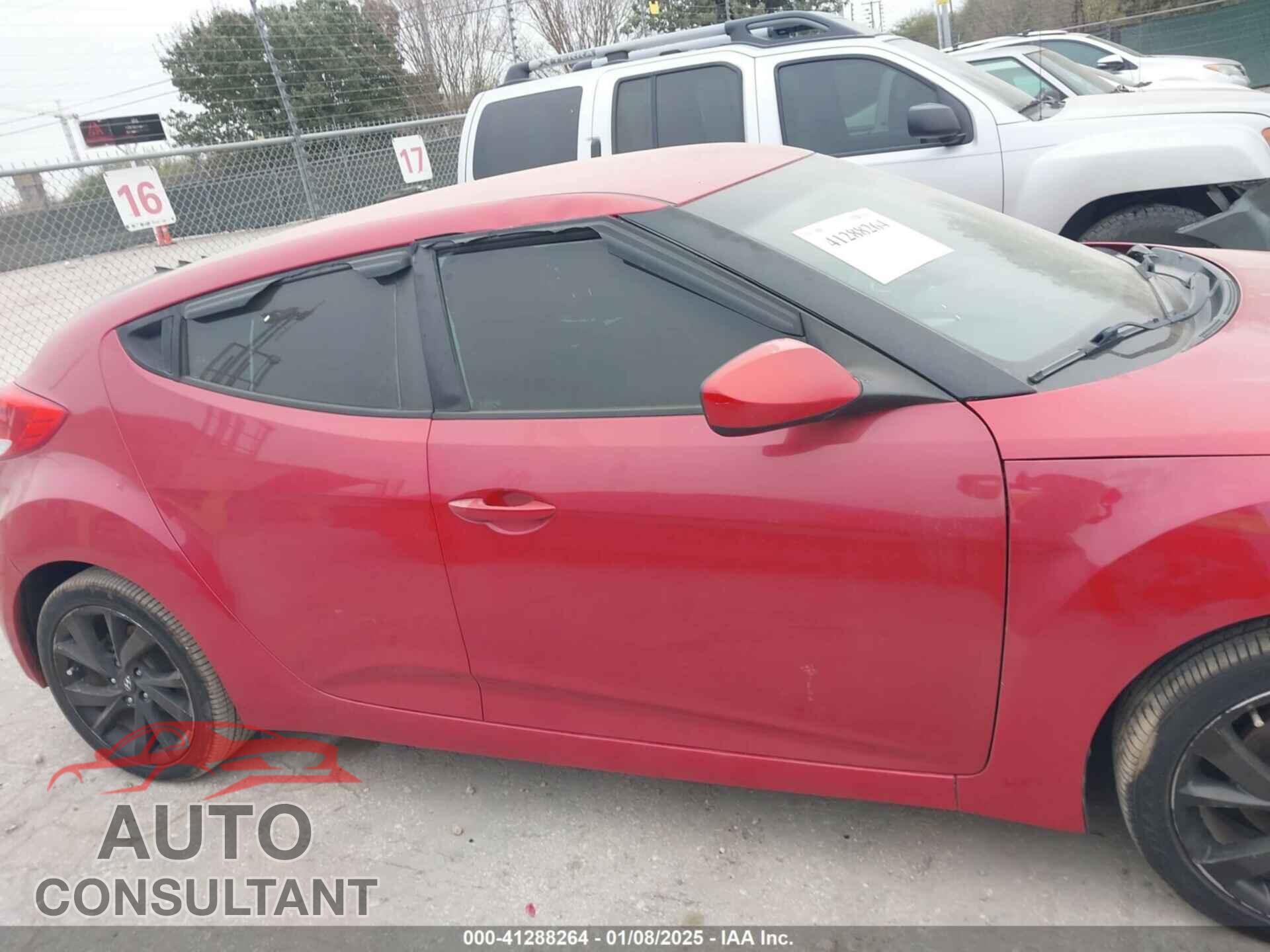 HYUNDAI VELOSTER 2017 - KMHTC6AD6HU307844