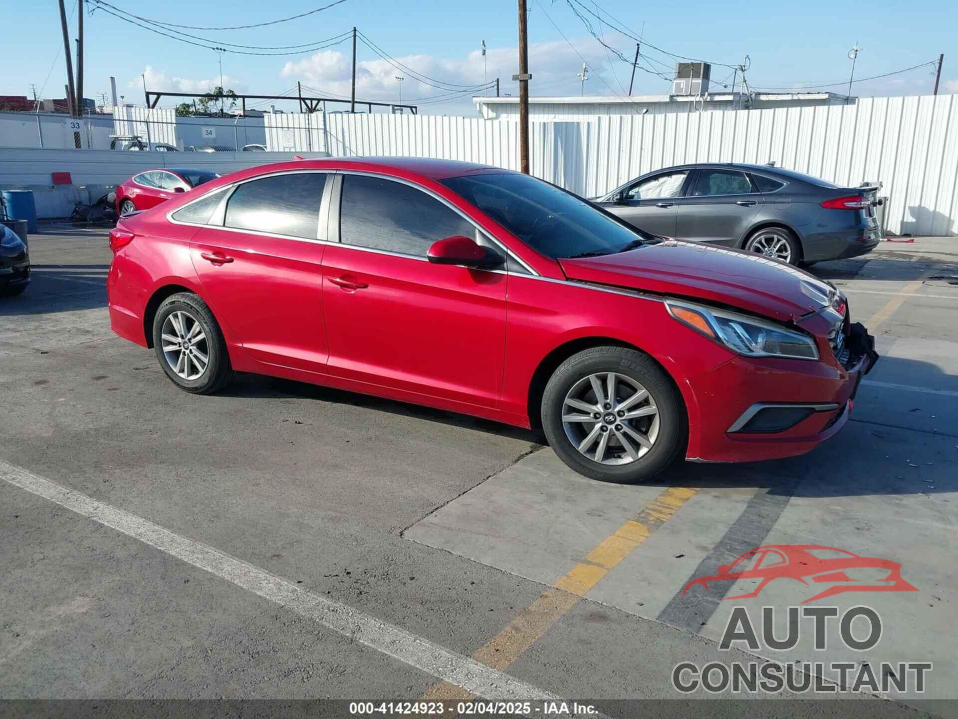 HYUNDAI SONATA 2017 - 5NPE24AF7HH454528
