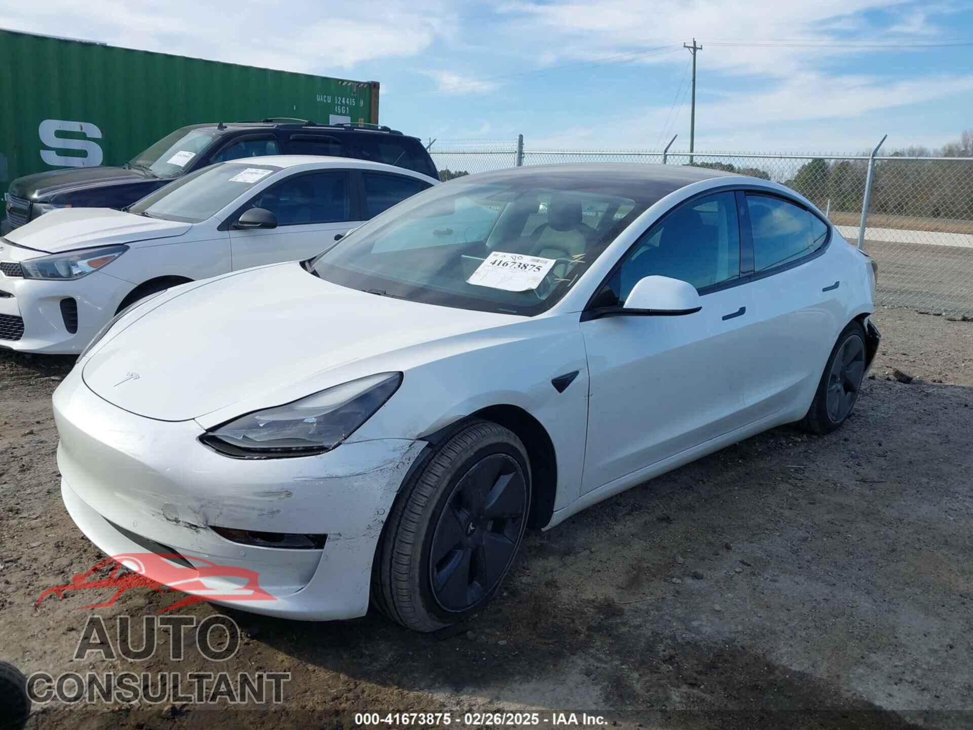 TESLA MODEL 3 2021 - 5YJ3E1EA4MF016604