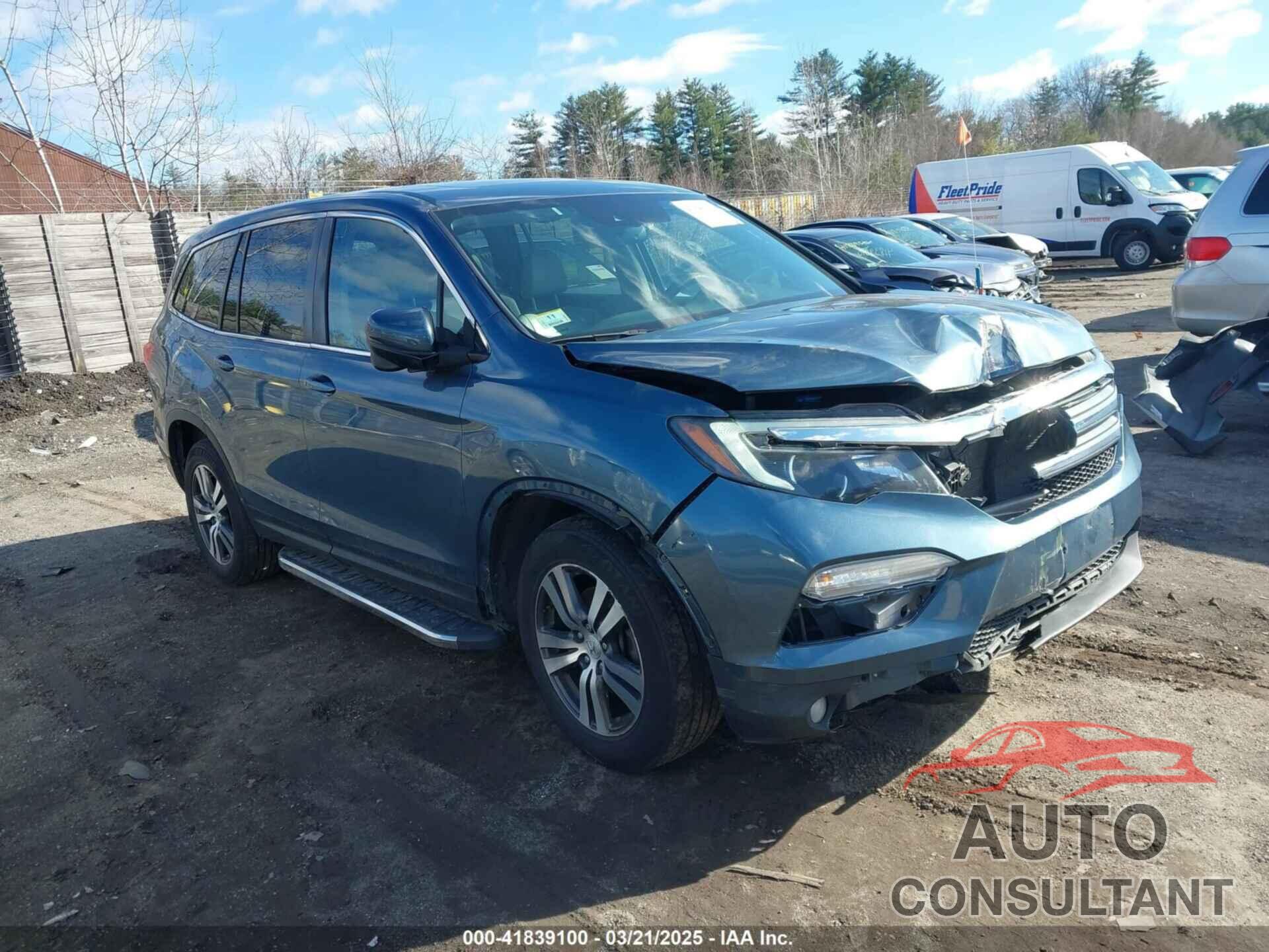 HONDA PILOT 2016 - 5FNYF6H62GB066526