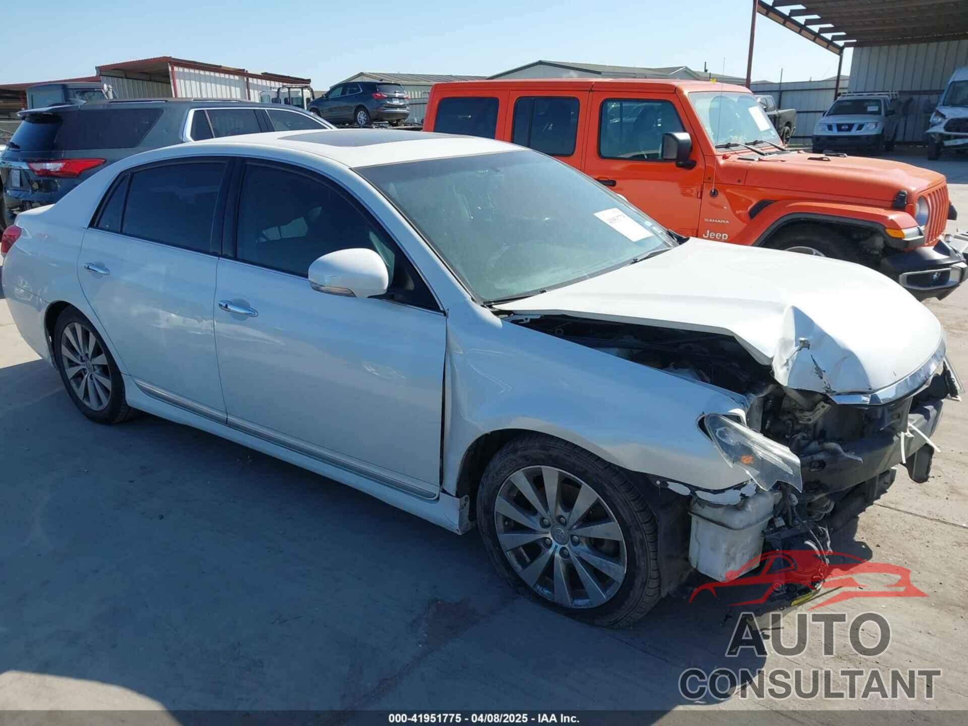 TOYOTA AVALON 2011 - 4T1BK3DB7BU394183