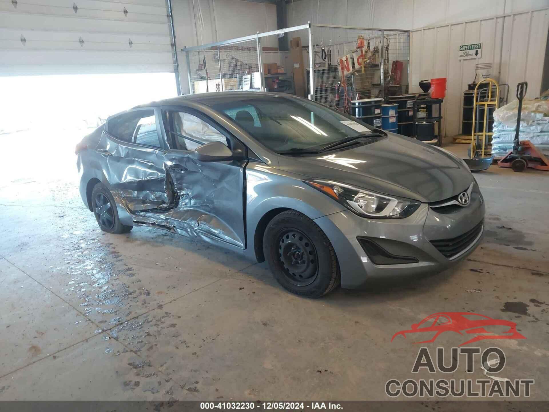 HYUNDAI ELANTRA 2016 - KMHDH4AE1GU634234