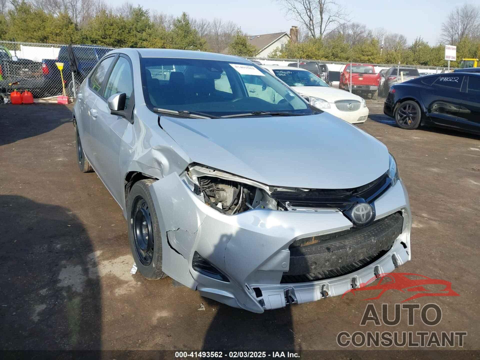 TOYOTA COROLLA 2018 - 2T1BURHE0JC122771