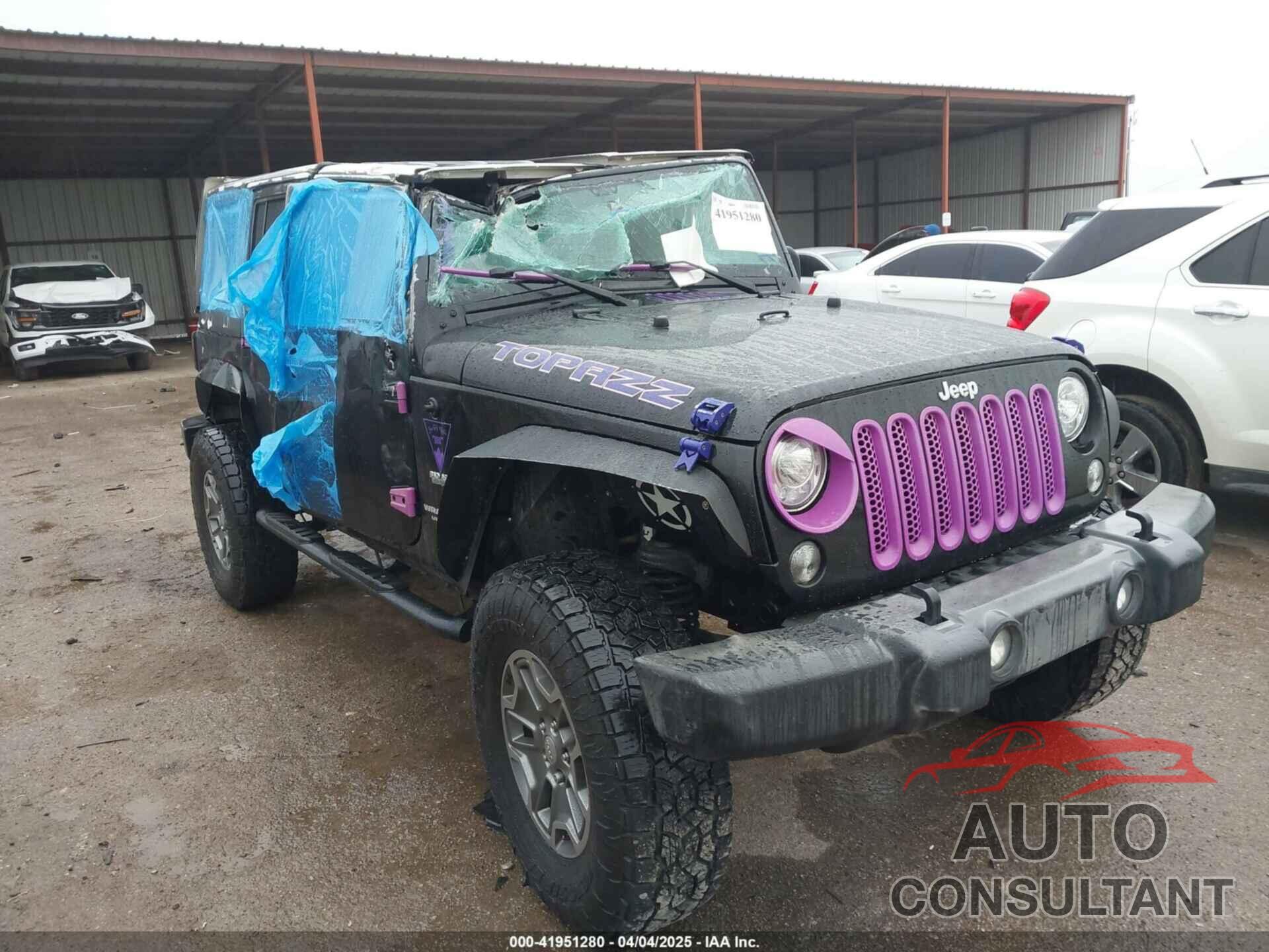 JEEP WRANGLER UNLIMITED 2017 - 1C4BJWFG7HL653450