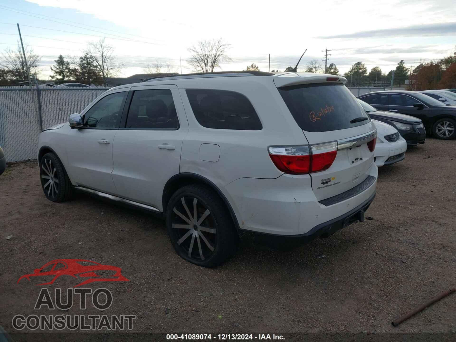 DODGE DURANGO 2012 - 1C4SDHETXCC361284