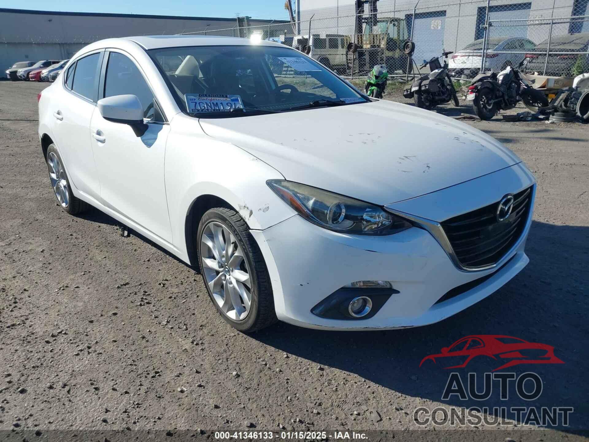 MAZDA MAZDA3 2015 - JM1BM1V35F1227368