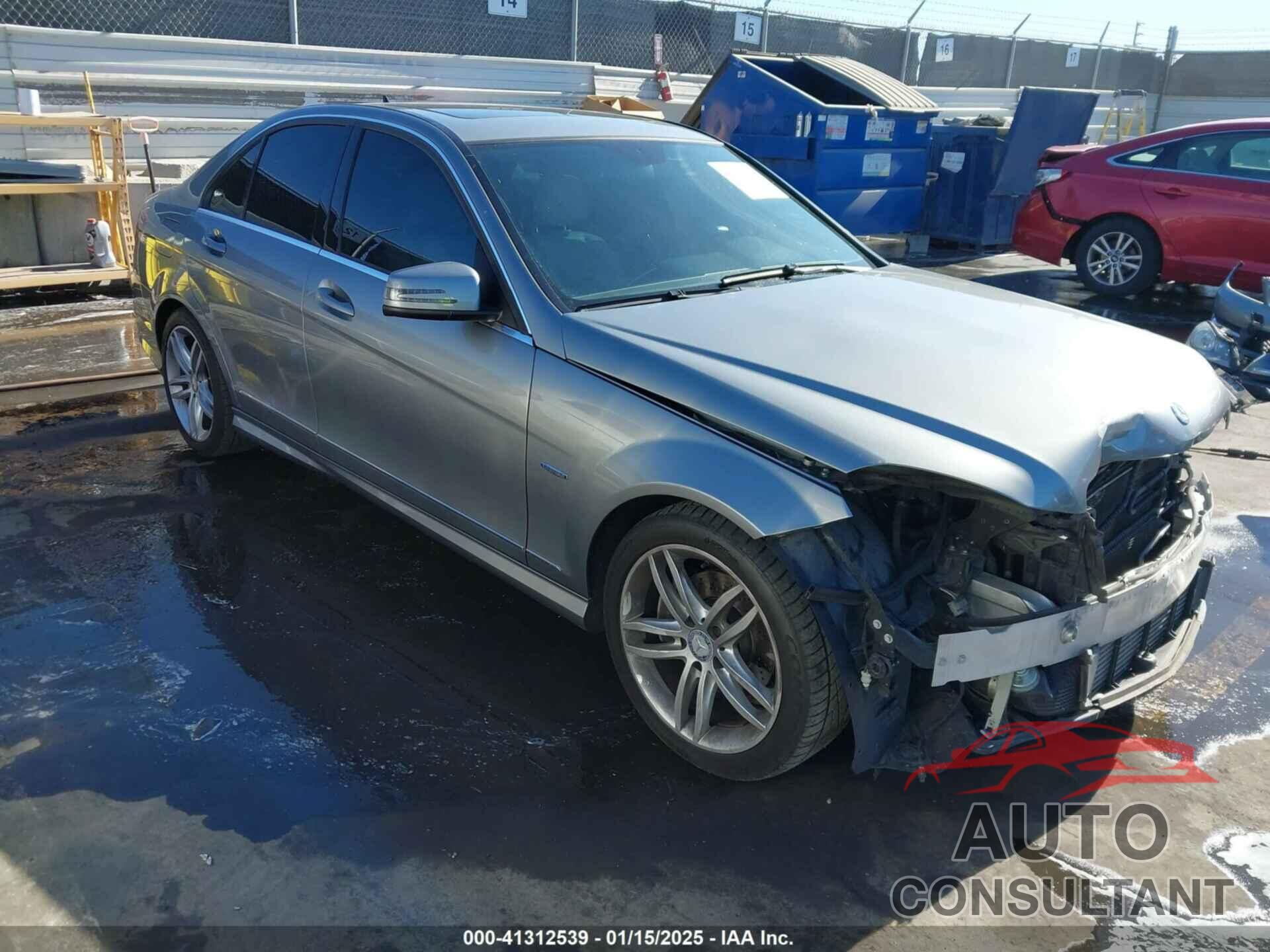 MERCEDES-BENZ C 250 2012 - WDDGF4HB5CA616145