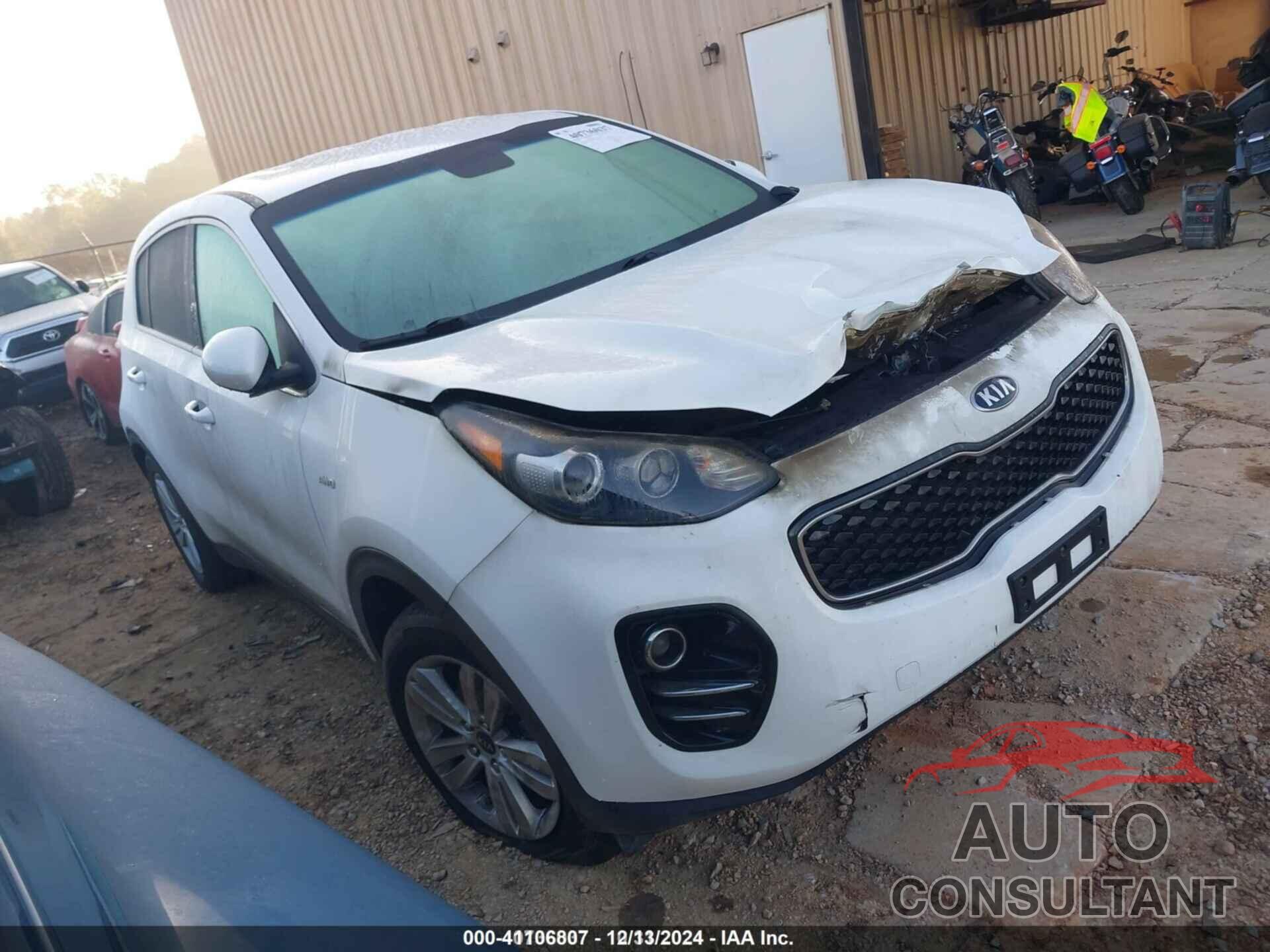 KIA SPORTAGE 2018 - KNDPMCAC3J7394485