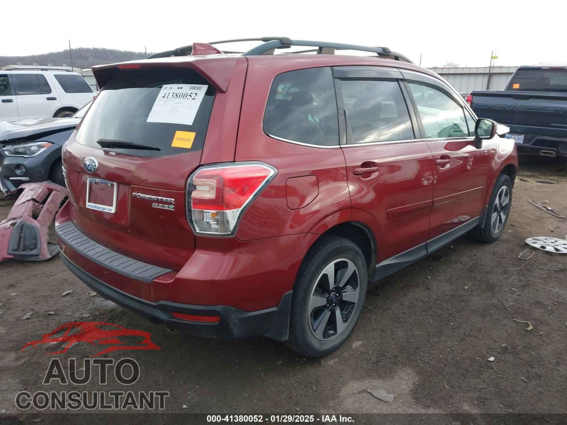 SUBARU FORESTER 2017 - JF2SJAJC2HH406493