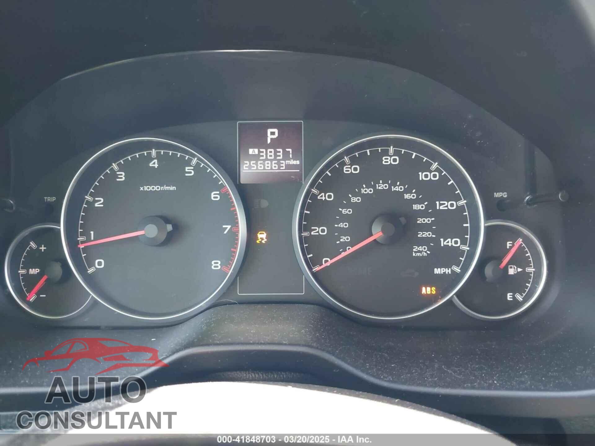 SUBARU OUTBACK 2014 - 4S4BRBCC8E3280123