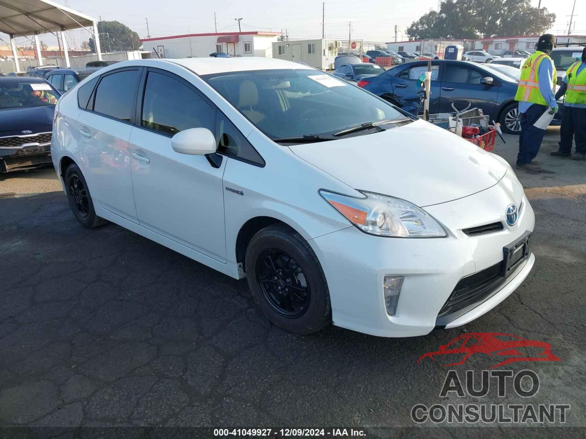 TOYOTA PRIUS 2013 - JTDKN3DU9D5572637