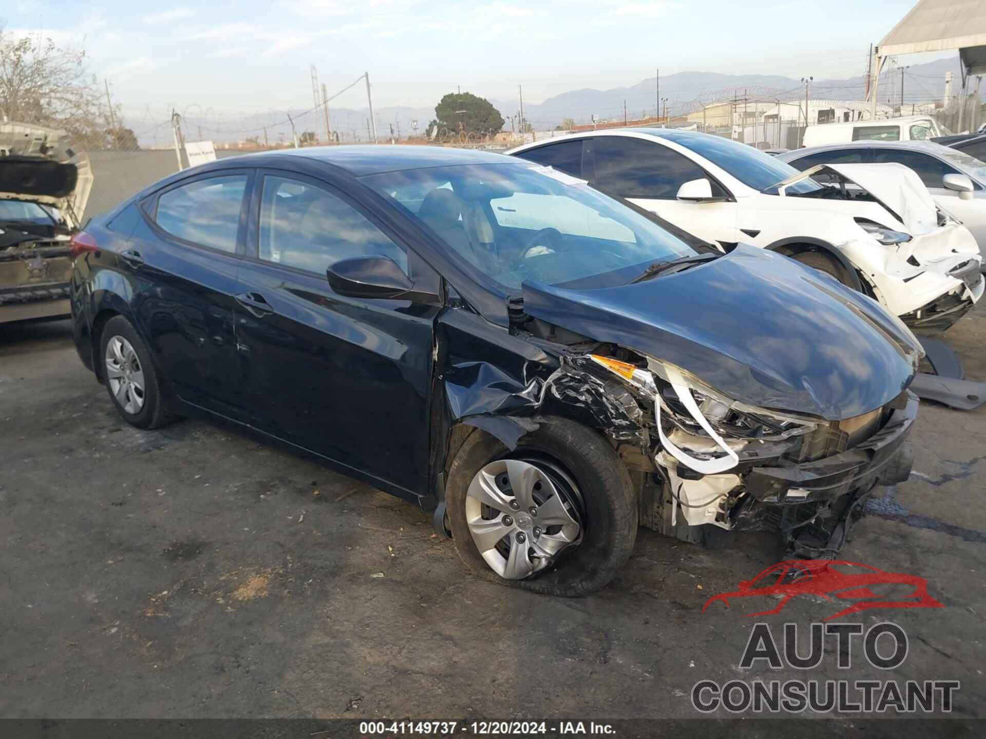 HYUNDAI ELANTRA 2016 - 5NPDH4AE4GH759744