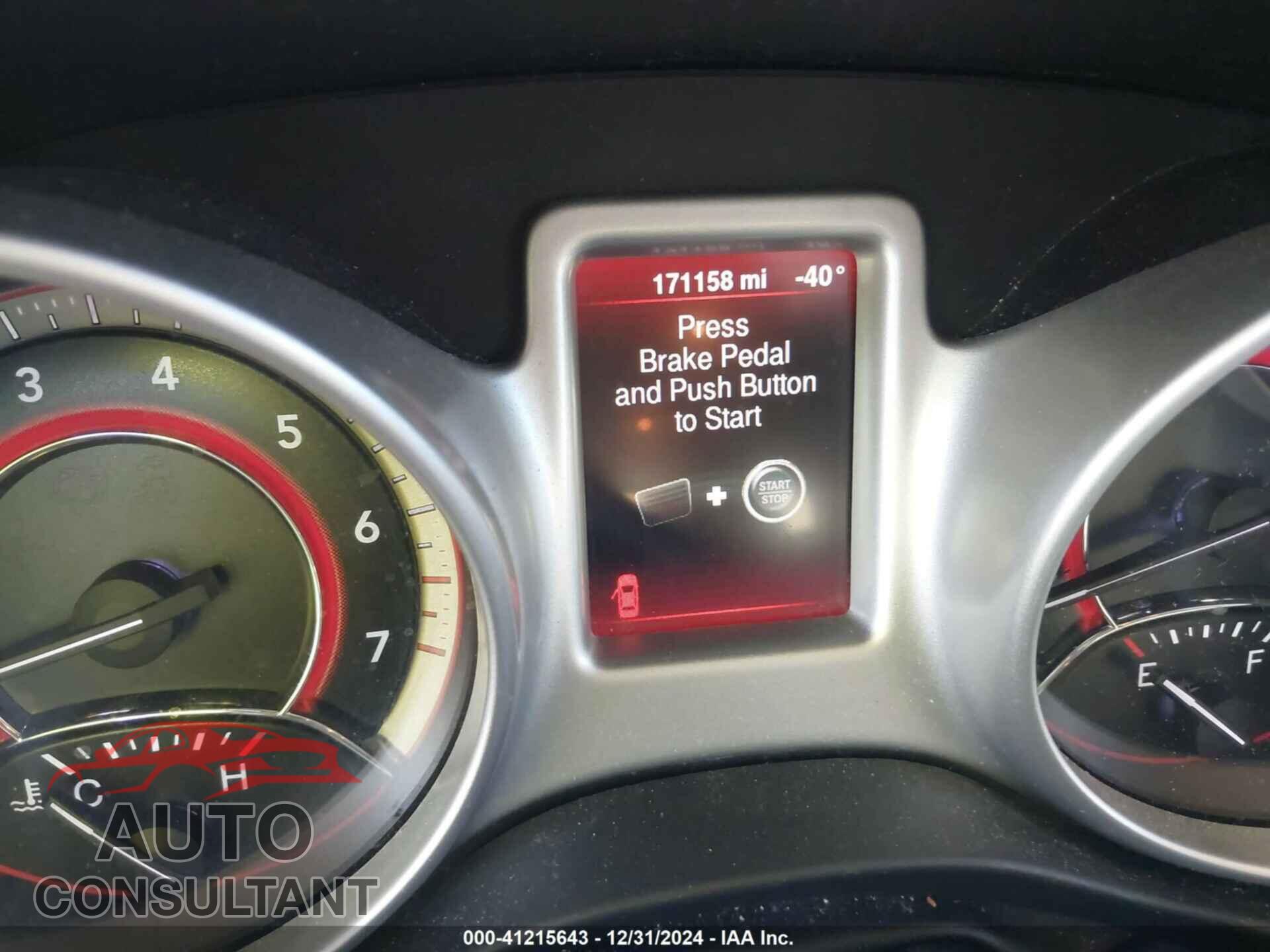 DODGE JOURNEY 2014 - 3C4PDCAB2ET155485