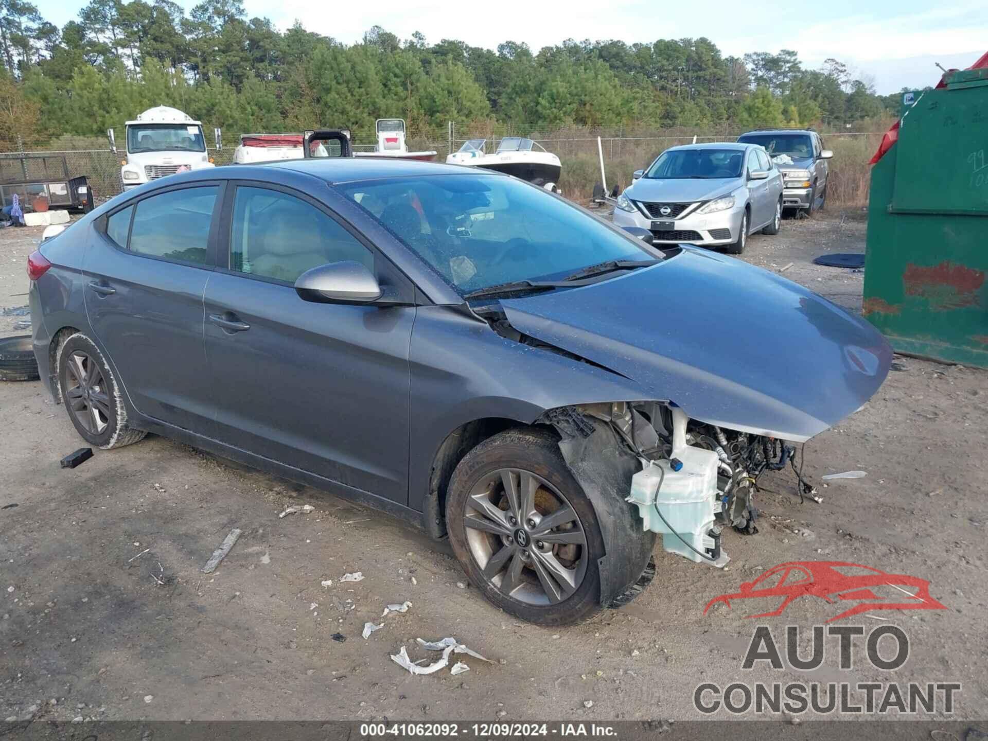 HYUNDAI ELANTRA 2018 - 5NPD84LF5JH309498