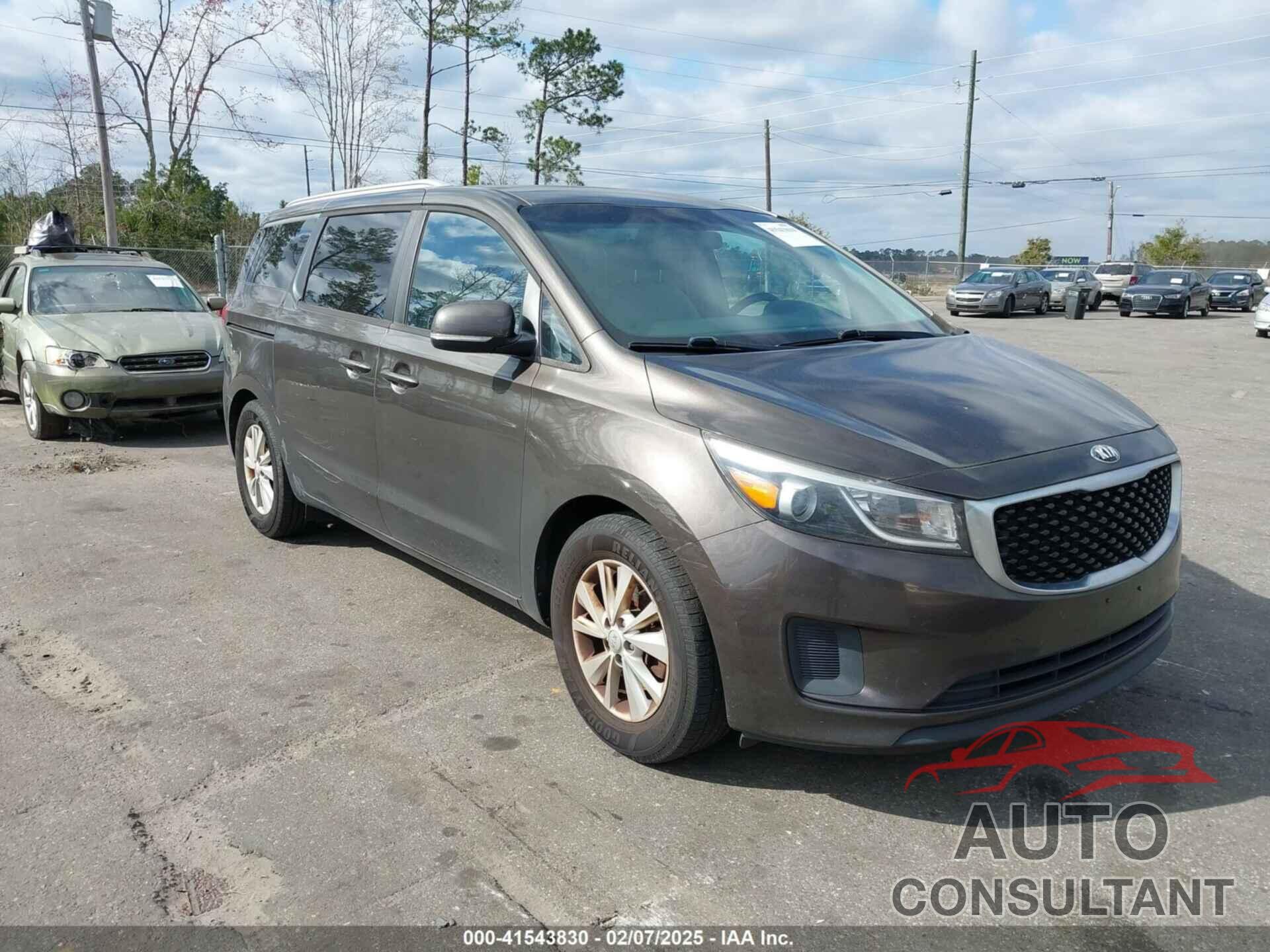 KIA SEDONA 2016 - KNDMB5C14G6114331